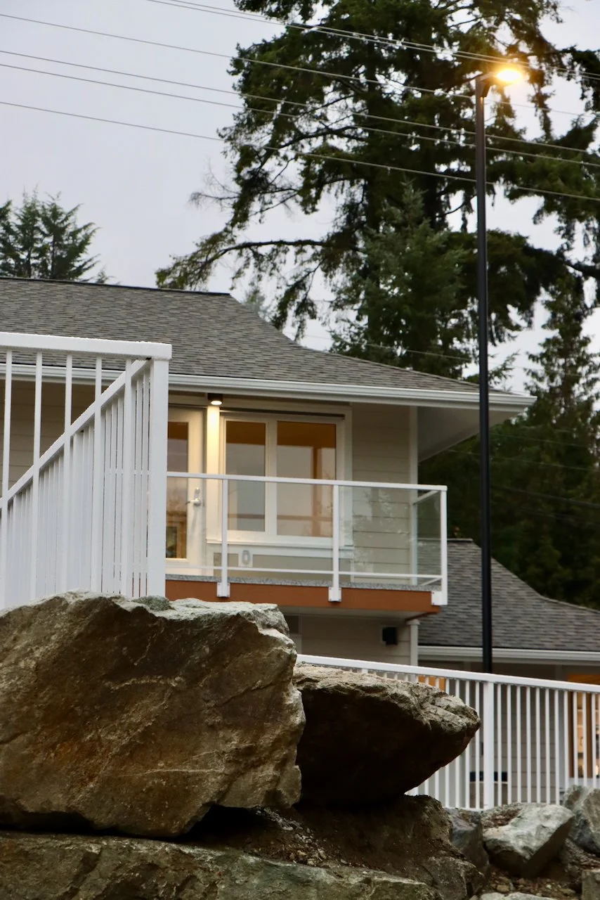 Finished staff housing on Salt Spring Island providing much-needed housing for hospital staff. NDY Contracting delivered the project with a focus on quality and performance.