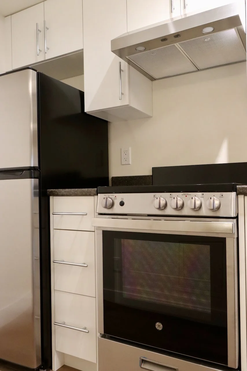 Interior construction details from the completed Salt Spring Island staff housing project. NDY Contracting delivered practical, high-quality finishes for long-term use.