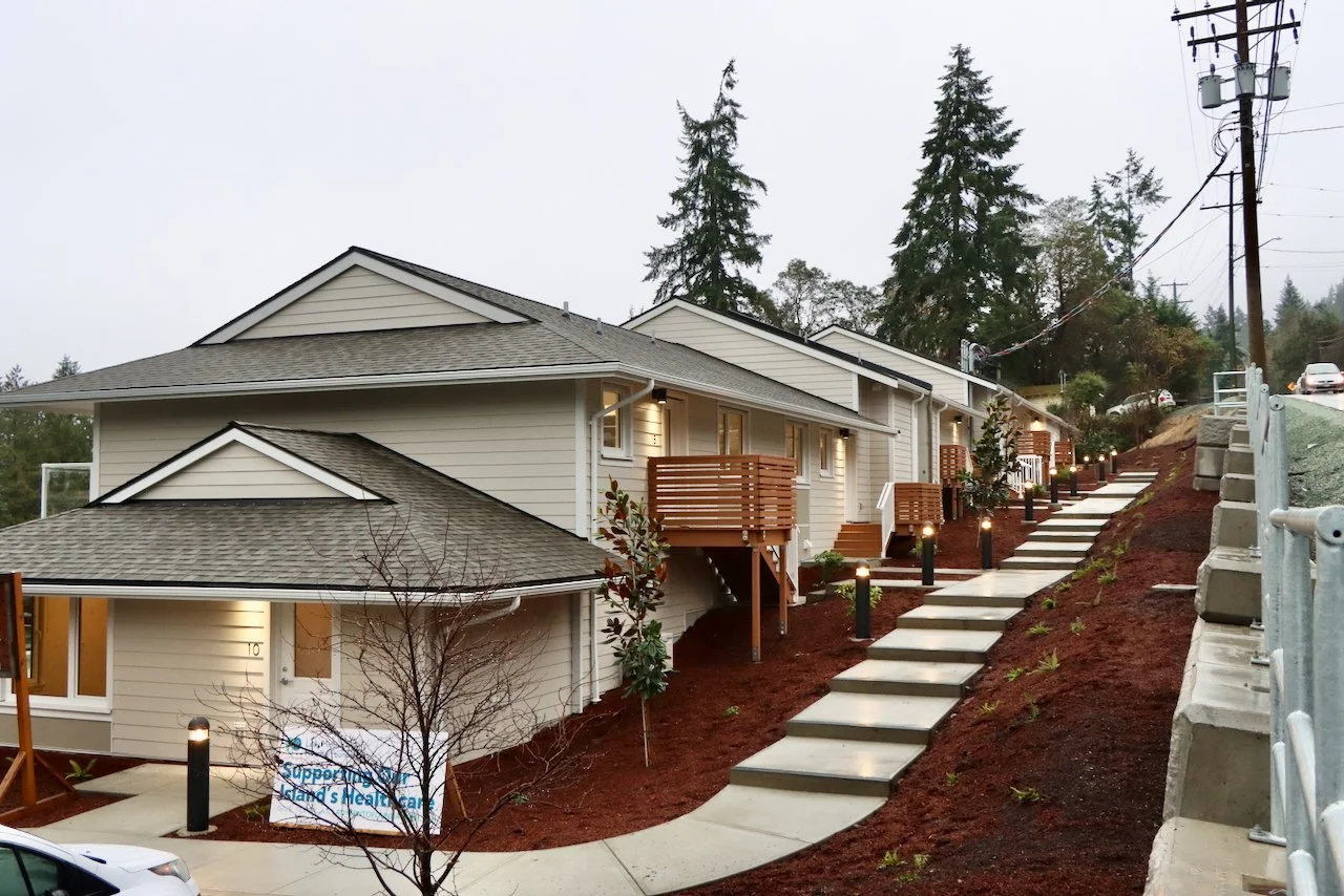 Finished staff housing on Salt Spring Island providing much-needed housing for hospital staff. NDY Contracting delivered the project with a focus on quality and performance.