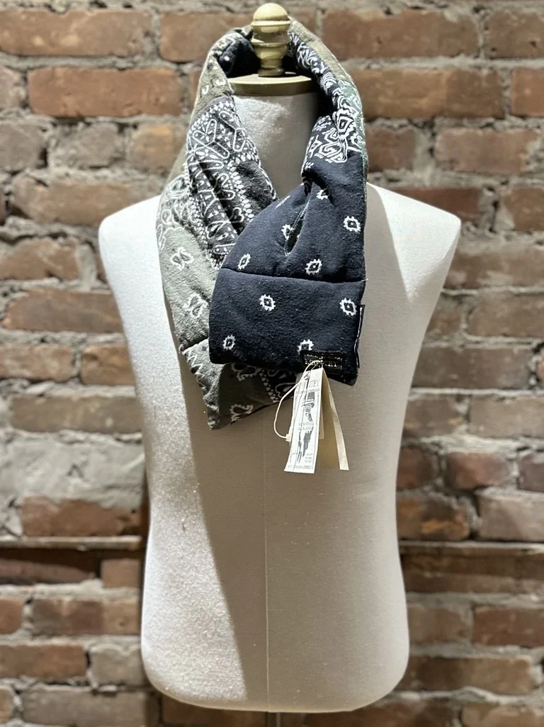 KAPITAL Bandana Patchwork Wool Scarf / Muffler (Japan)