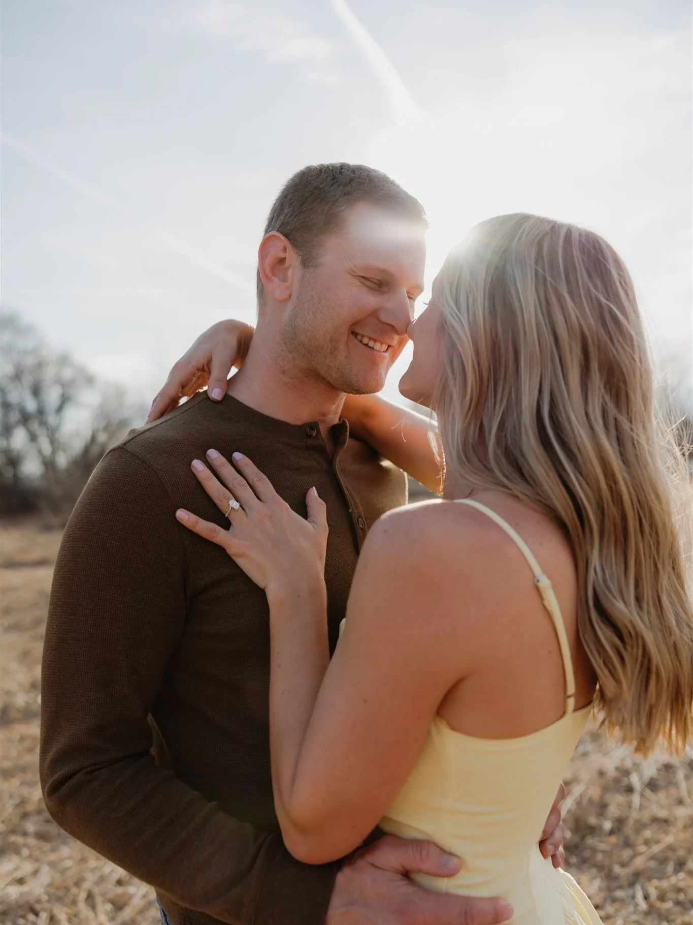 yellow is so julia!! 💛

we got the dreamiest, sun-soaked march evening for julia + jake&rsquo;s engagement session. so ready for this warmth and sunshine to stick around!!

&mdash;
Wisconsin Wedding Photographer | Madison Wedding Photographer | La C