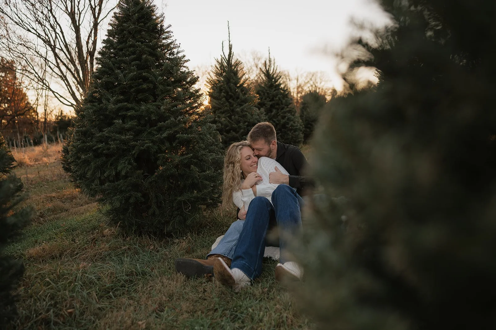 Fall engagement photos near Wisconsin Dells Wisconsin