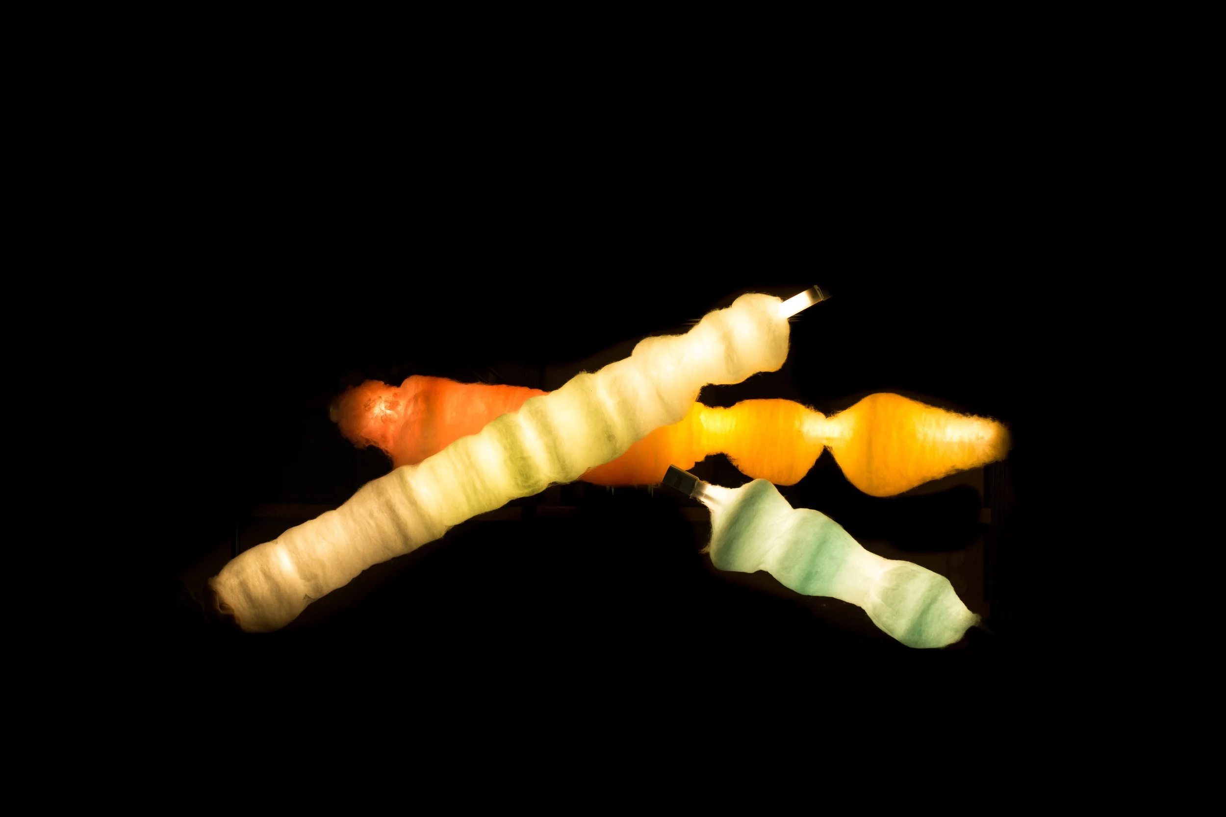 The Polyfloss Factory, Polyfloss lamps, produced with support from Steven Akoun, 2018. Credits: Palta Studio.