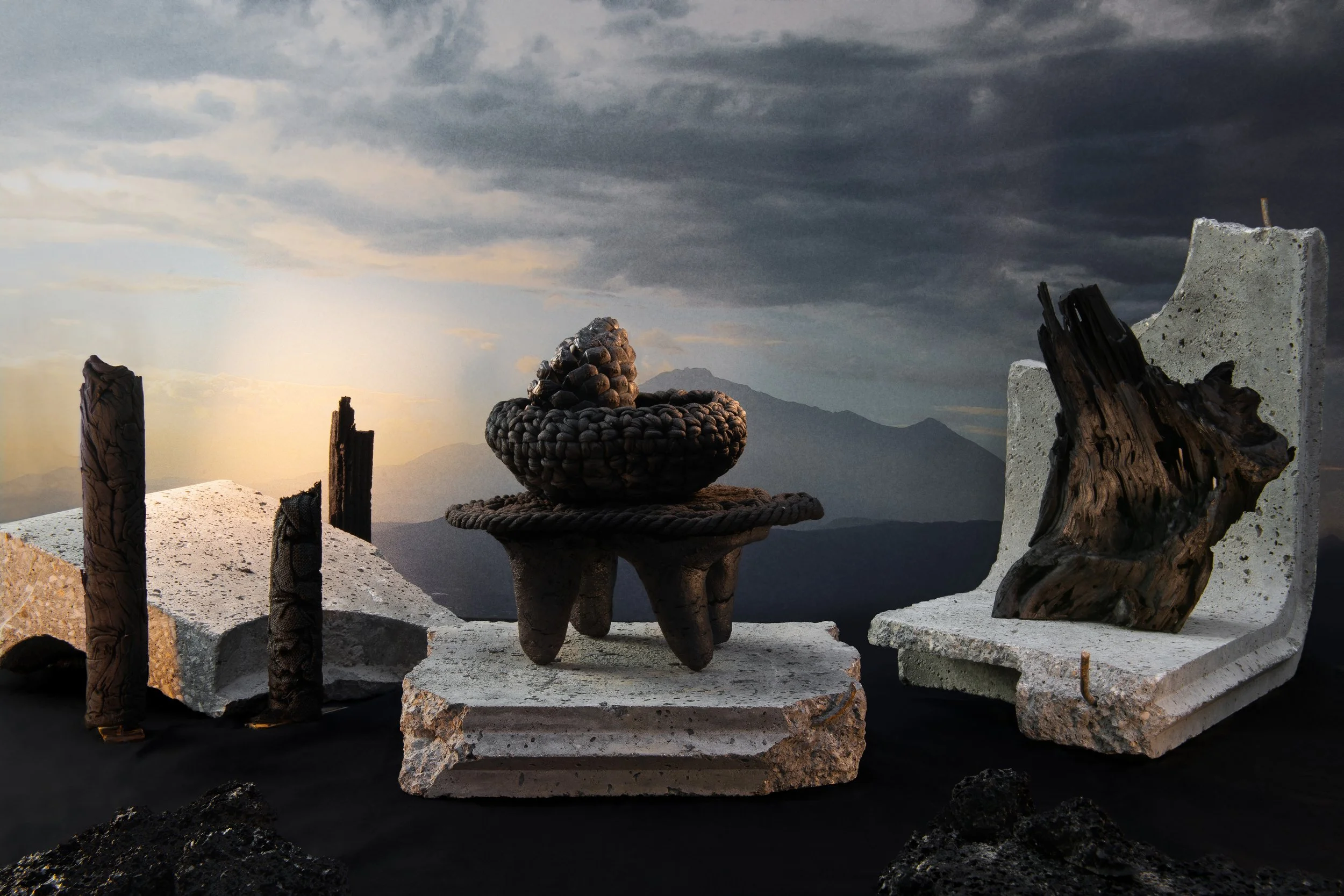 Emile De Visscher and Ophélie Maurus, Speculative Archeology, Petrification, for Able Journal, 2023. Accessible here. Credits: Ophélie Maurus.