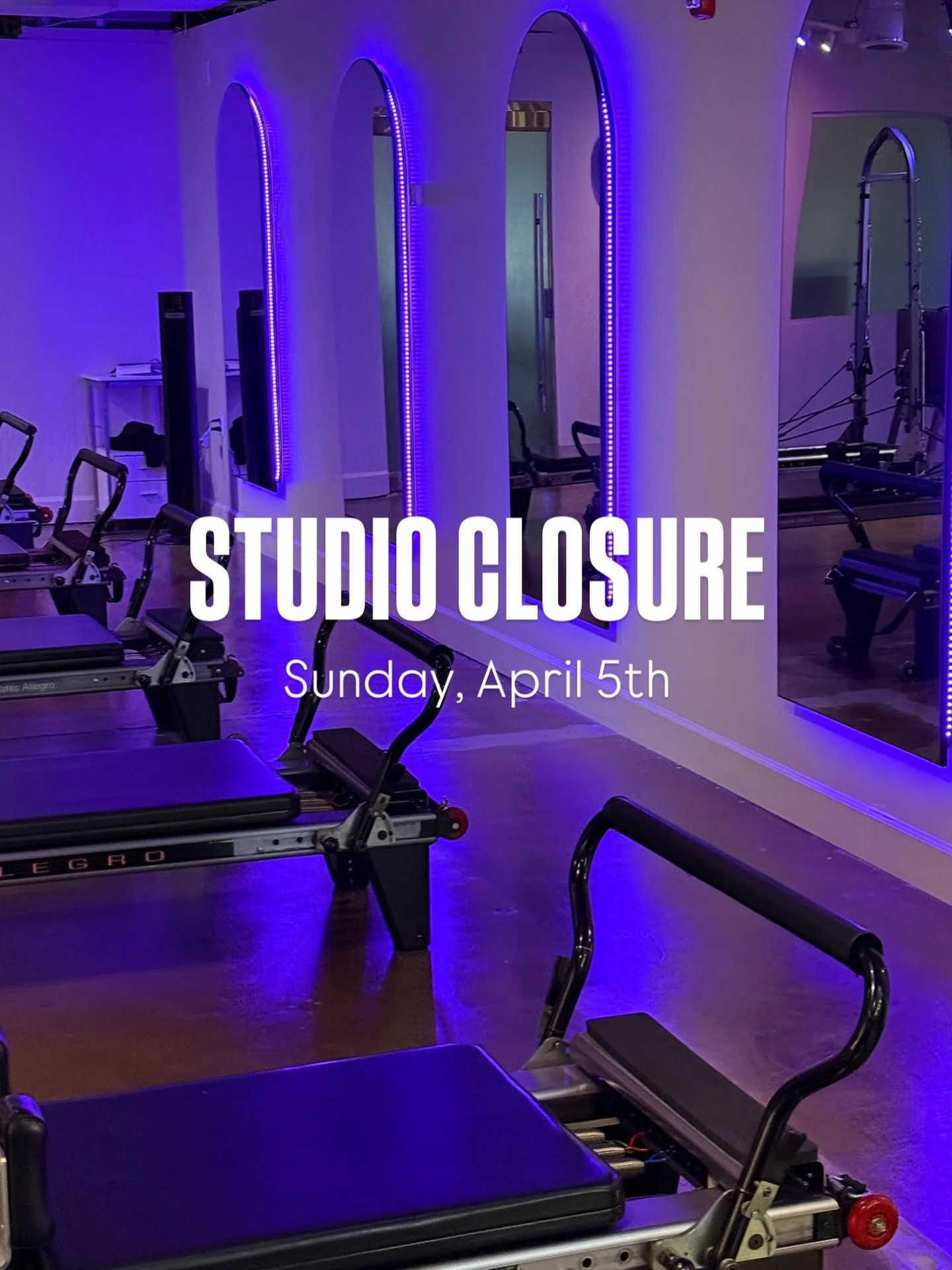 We&rsquo;ll be closed Sunday April 5th💙🐰

Our team is taking the day off to spend time with their families &amp; be out in the community to celebrate Easter!

Regularly scheduled classes will resume Monday starting at 6am!

See you then✨