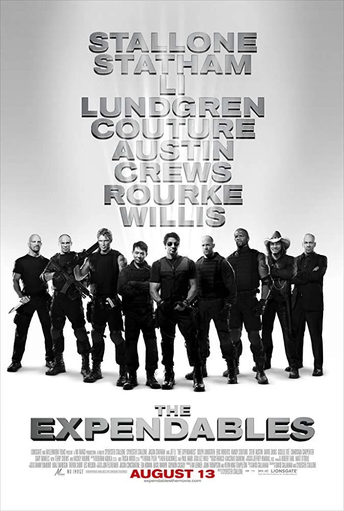 Stallone is 'Just Here' in 'The Expendables'