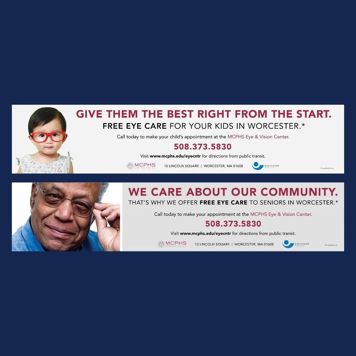 Click to view MCPHS WRTA bus ads