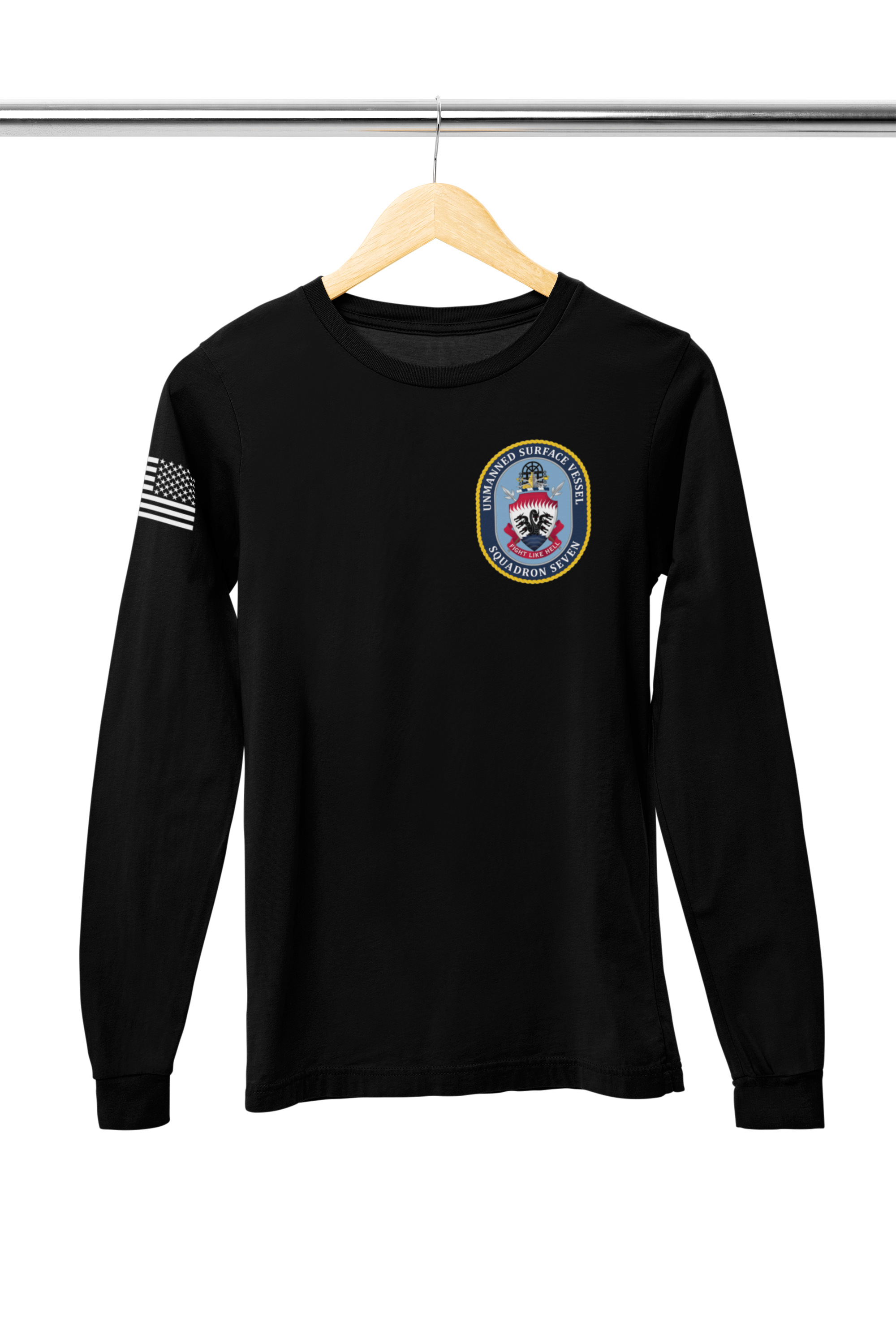 mockup-of-a-bella-canvas-long-sleeve-tee-placed-on-a-wooden-hanger-m35038.png