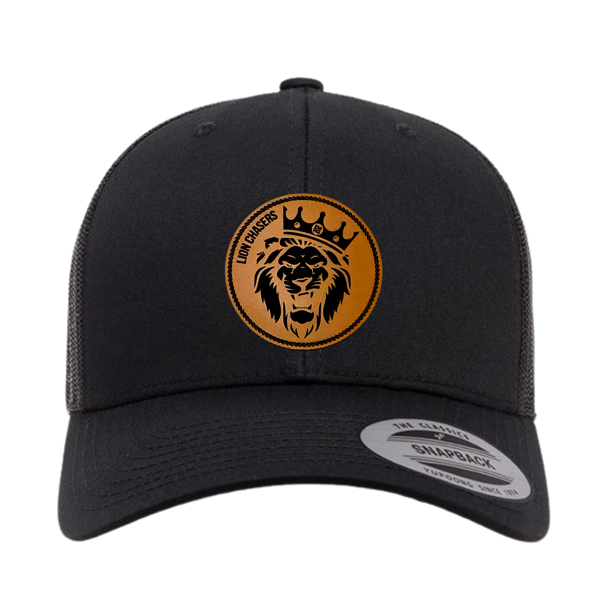 Lion Chasers Leather Patch Hat