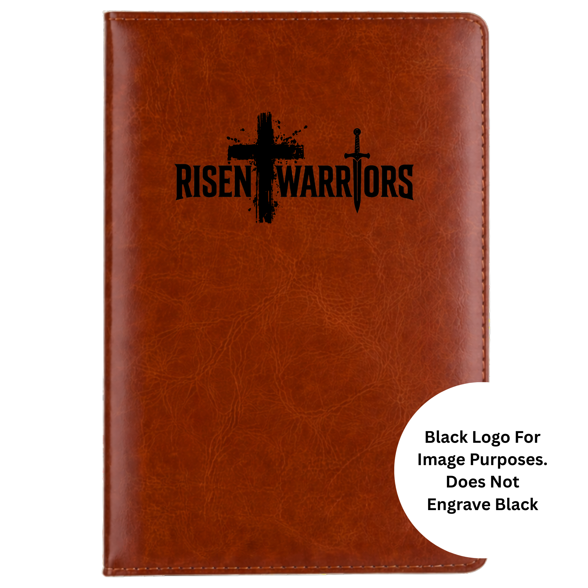 Risen Warriors 5.5x8.3" Hardcover Leather A5 Notebook