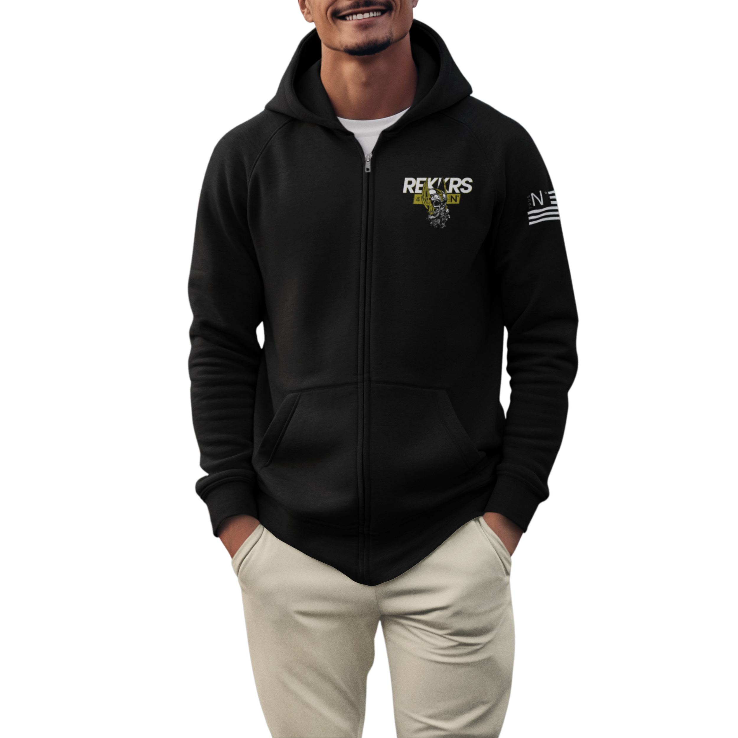 REKKRS Zip Up Heavy Weight Hoodie