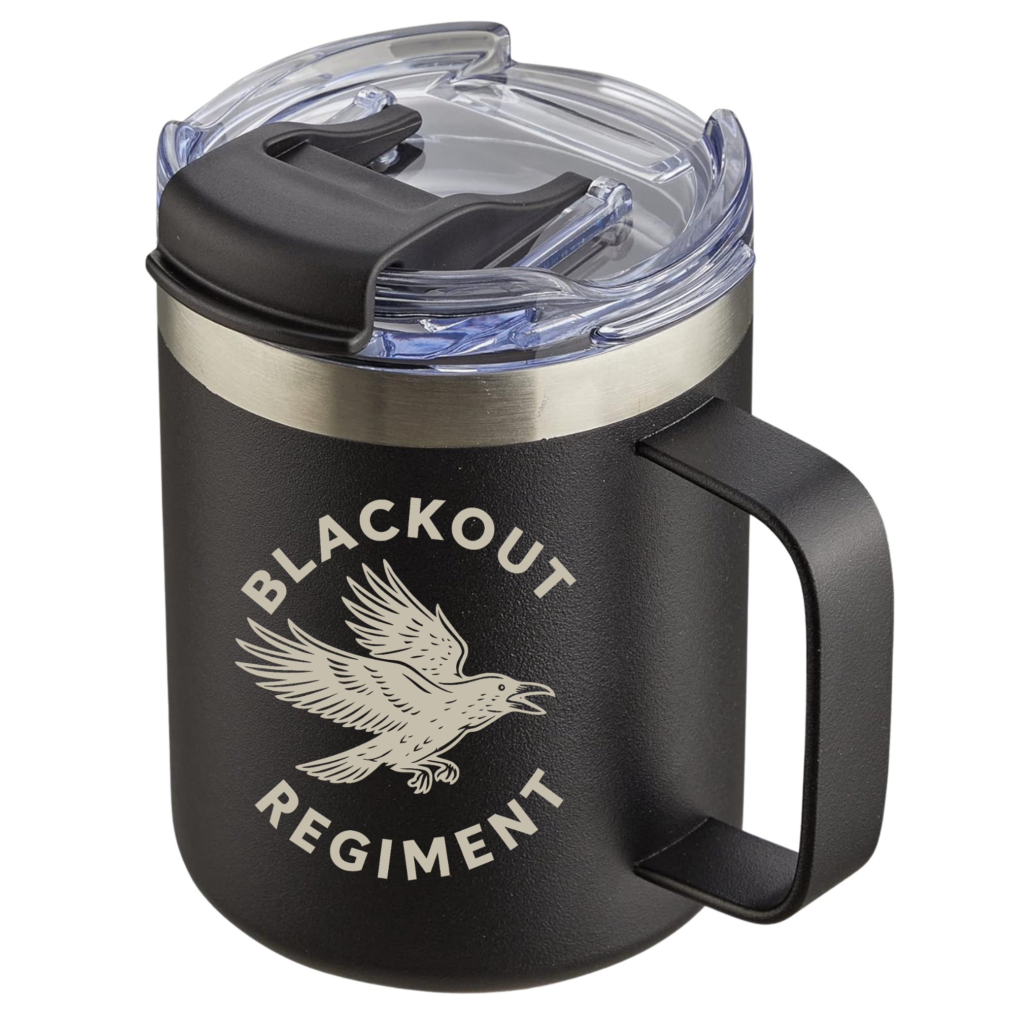 Blackout Regiment Engraved Coffee Tumbler