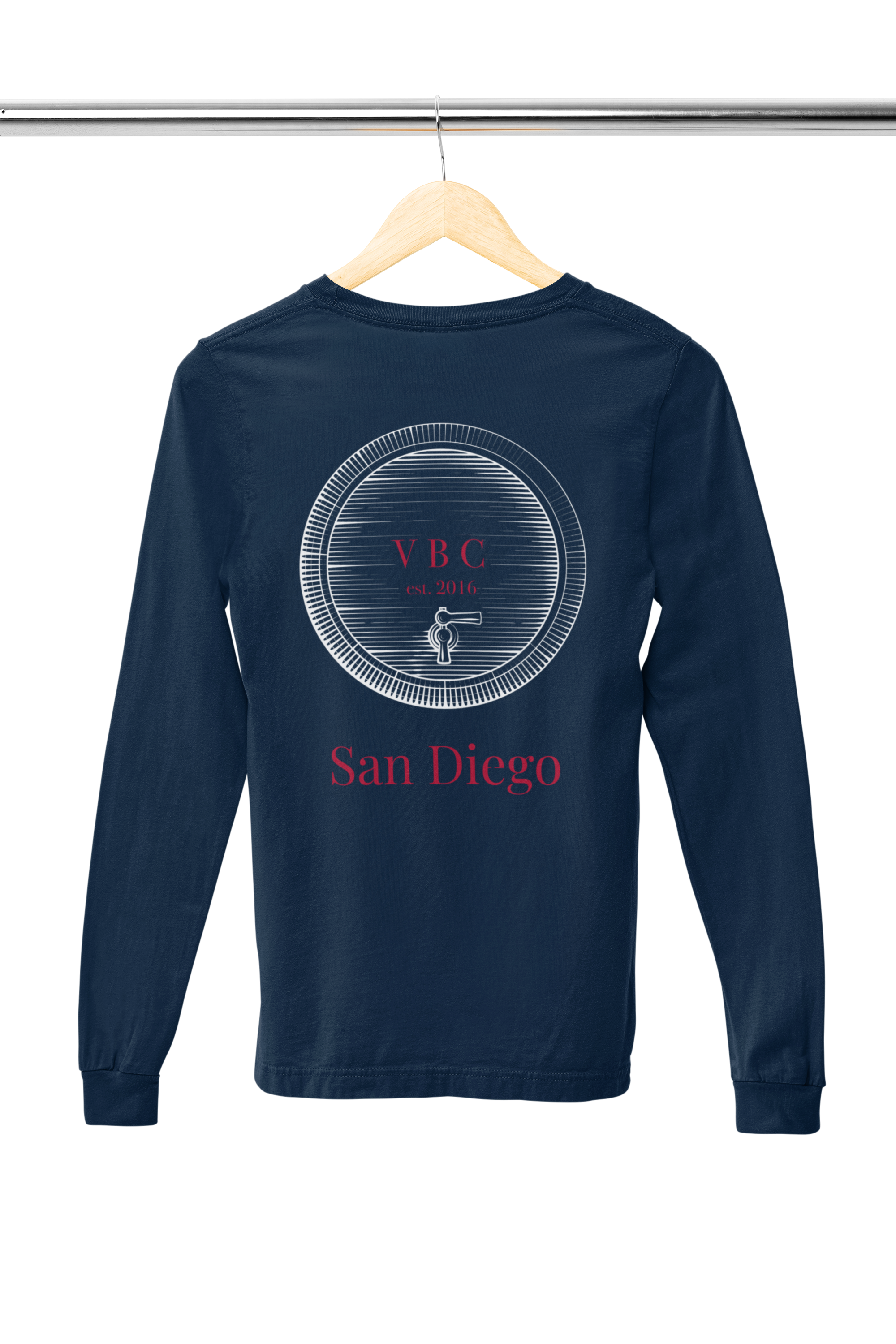 Veterans Beer Club Service Long Sleeve Tee- USCG