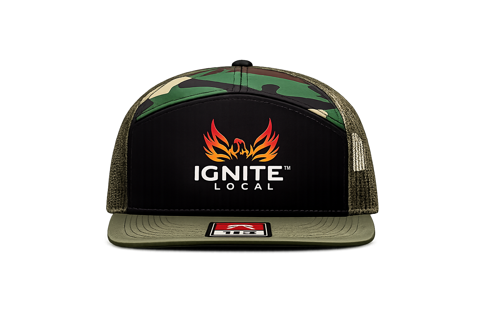 Ignite Camo 7 Panel Hat