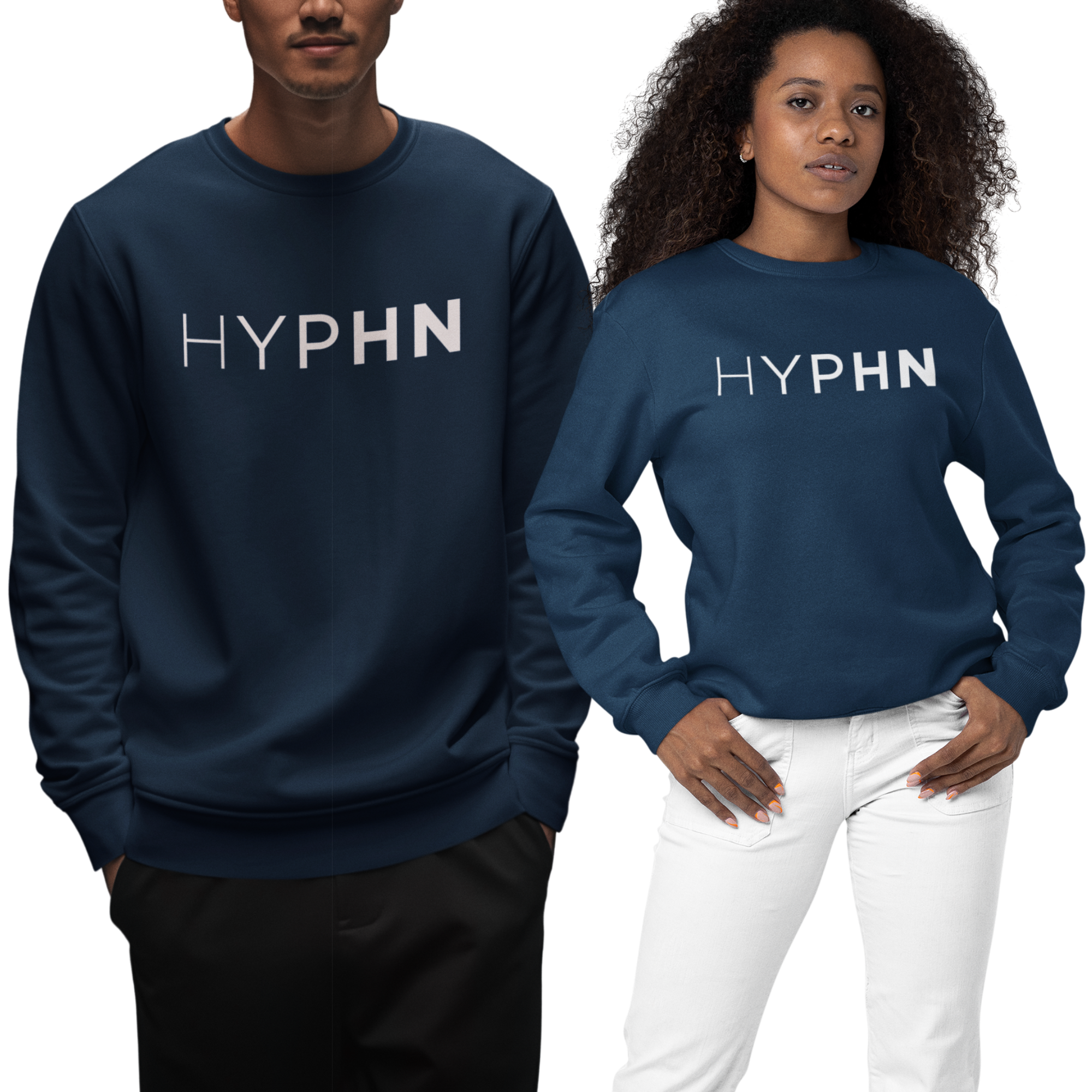 HYPHN Premium Fleece Crewneck Sweatshirt