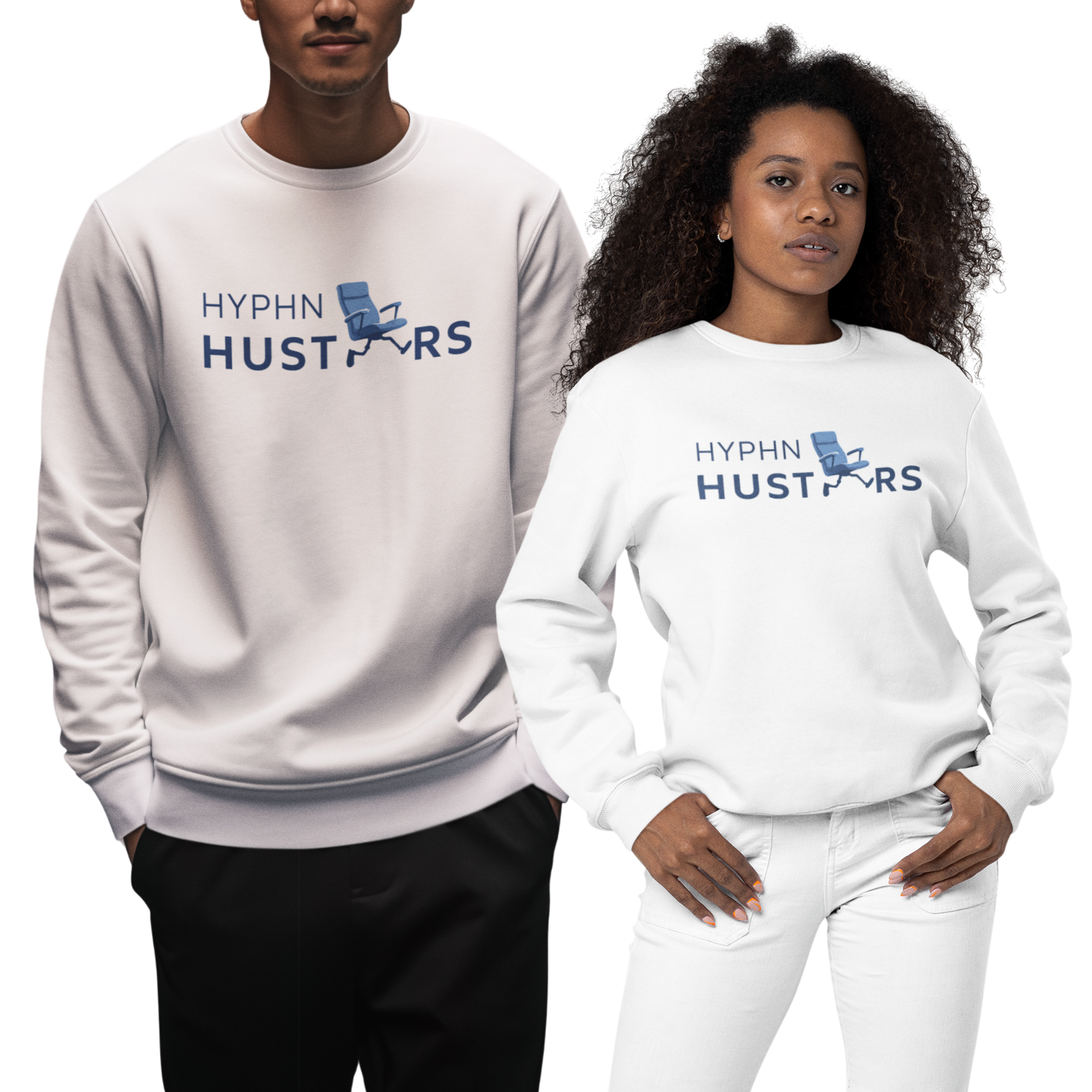HYPHN Hustlers Premium Fleece Crewneck Sweatshirt