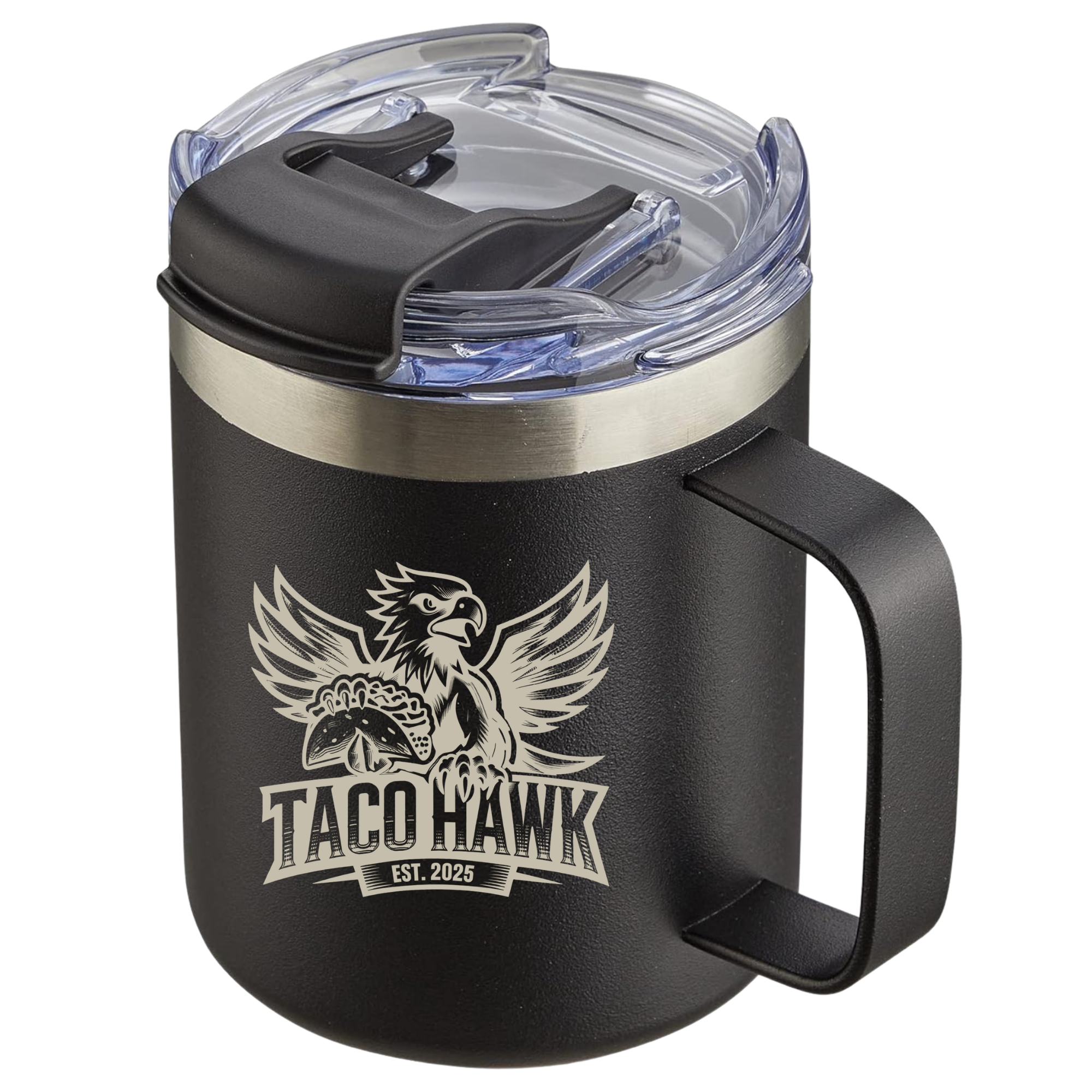 Taco Hawk Engraved Coffee Tumbler