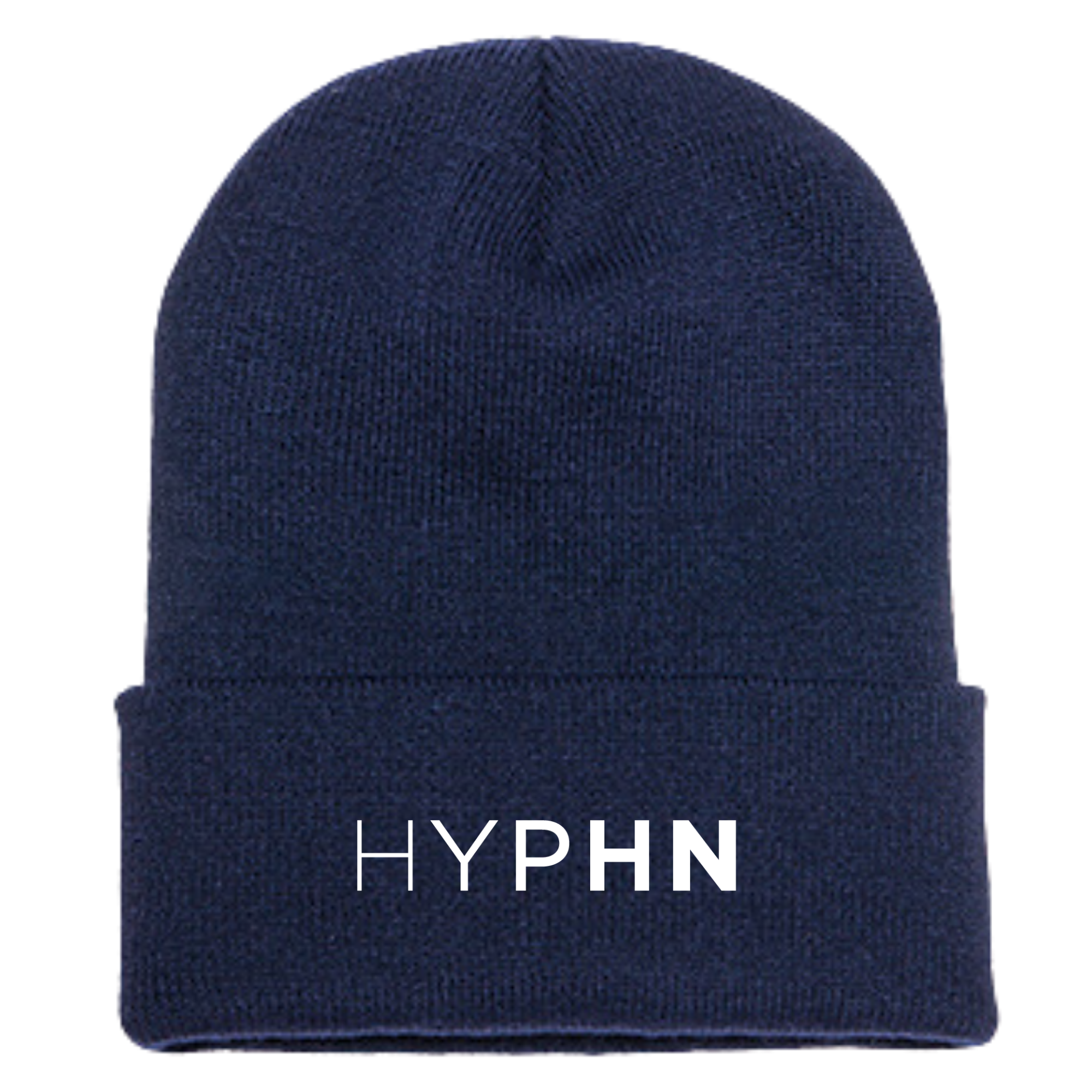 HYPHN Classic Knit Embroidered Beanie