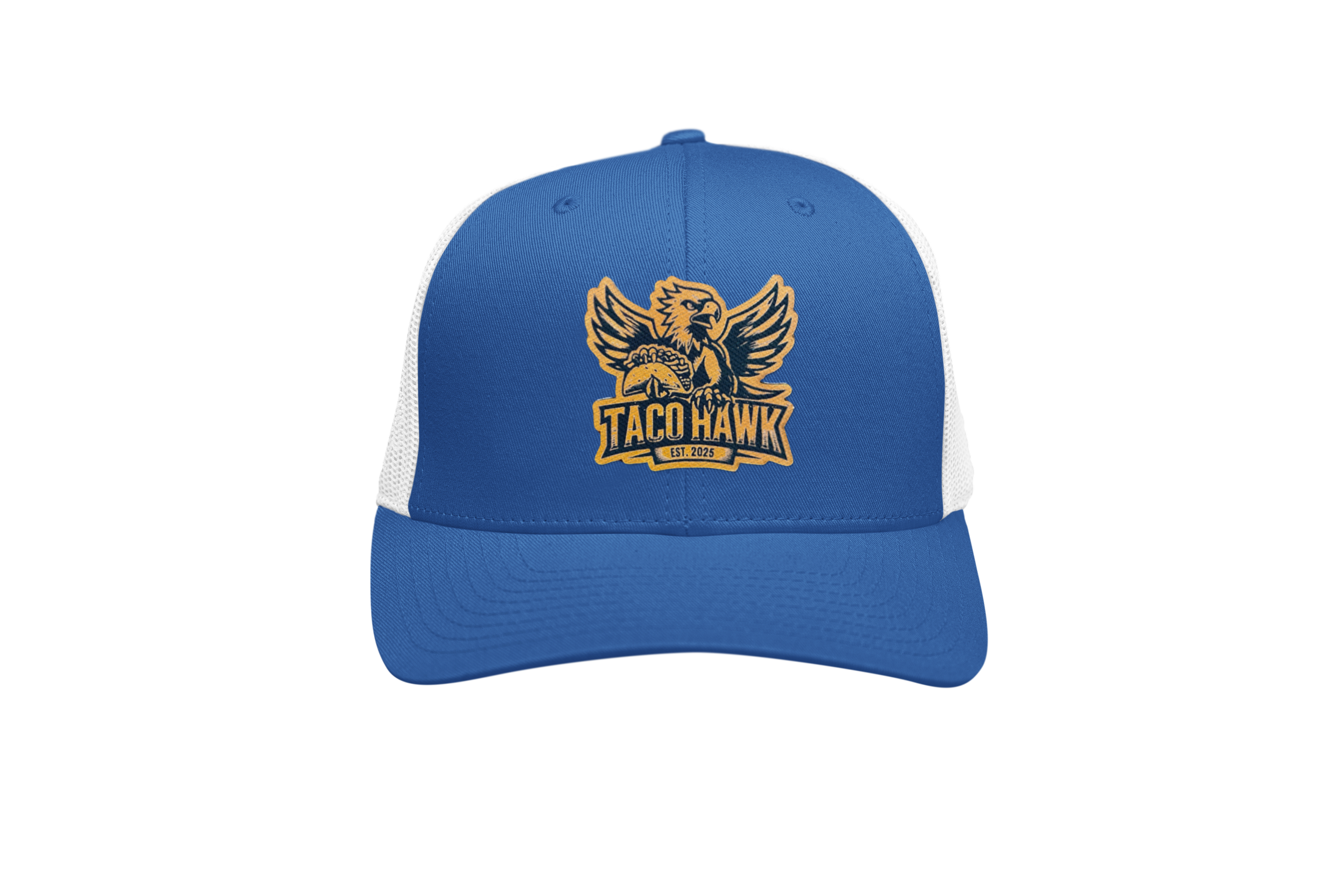 Taco Hawk Leather Patch Trucker Hat