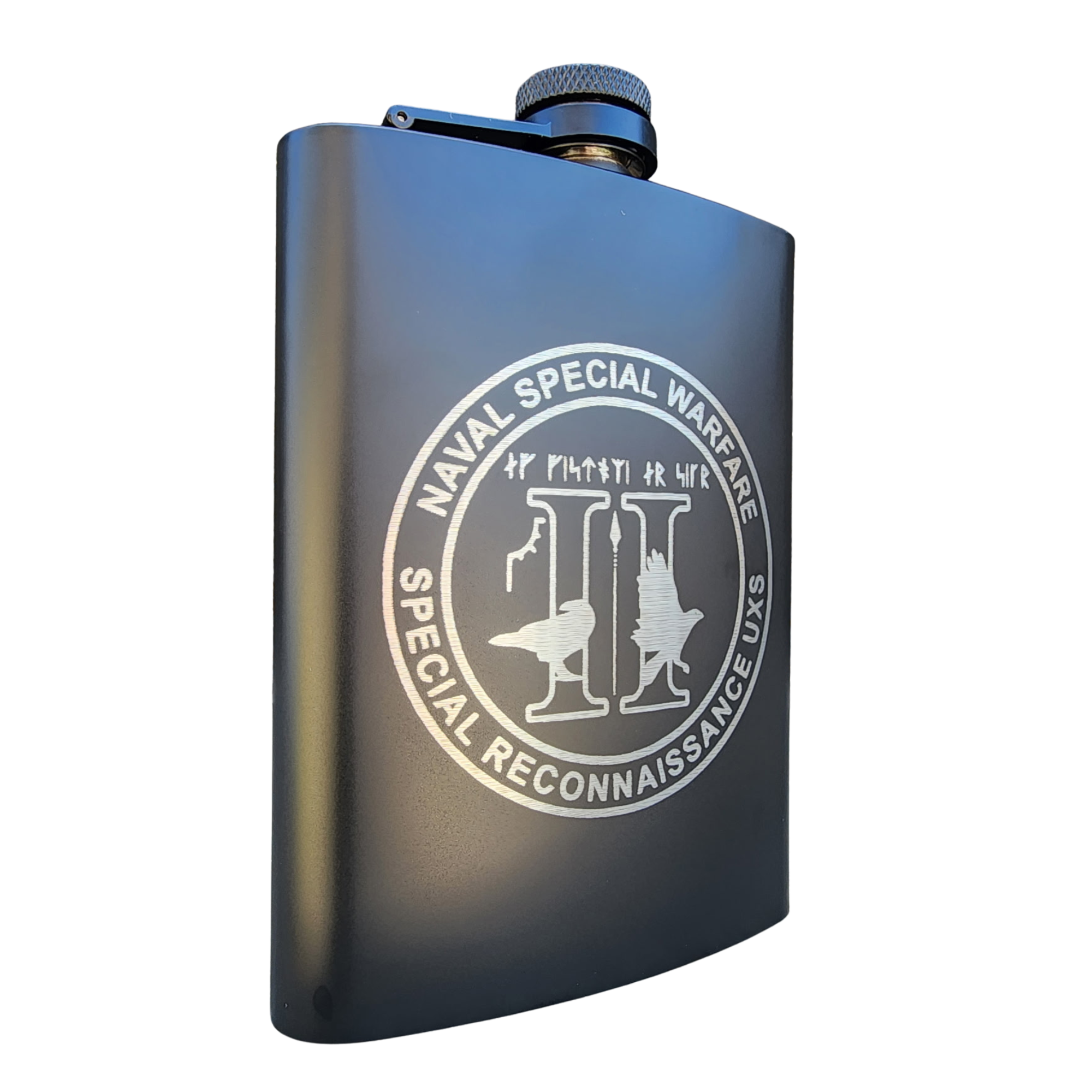 SRT2 UxS Logo Whiskey Flask
