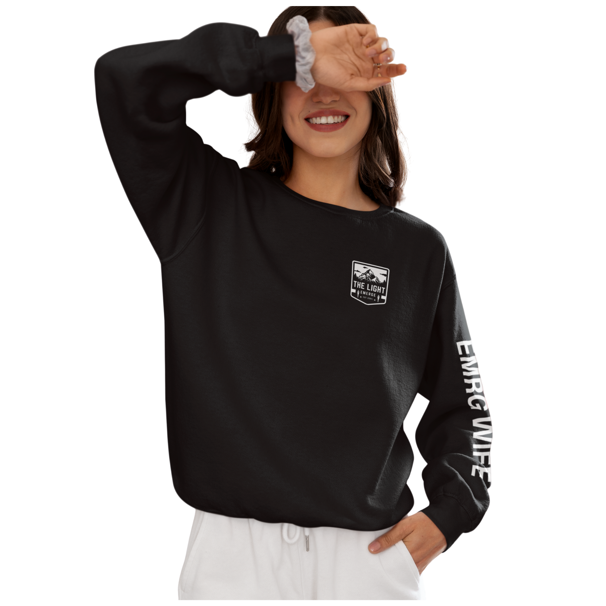 The Light EMRG Wife Crewneck Sweatshirt