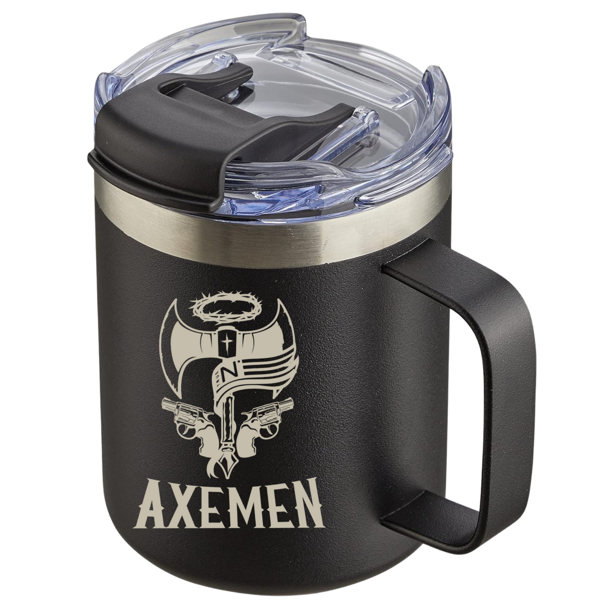 Axemen Engraved Coffee Tumbler