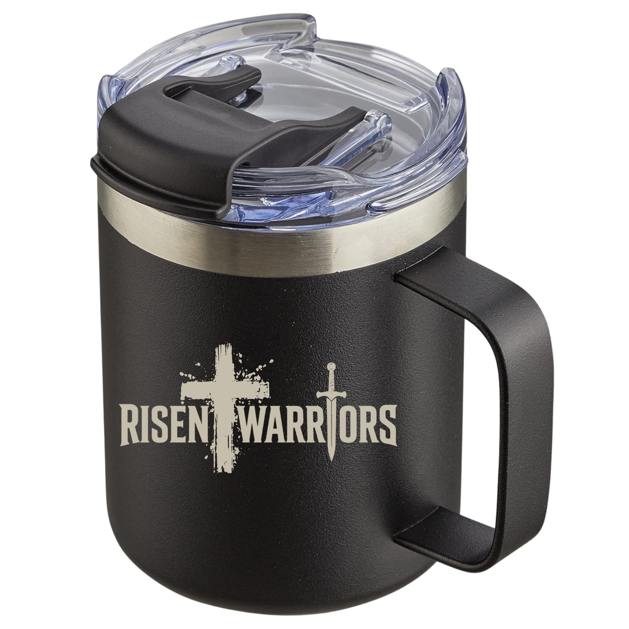 Risen Warriors Engraved Coffee Tumbler