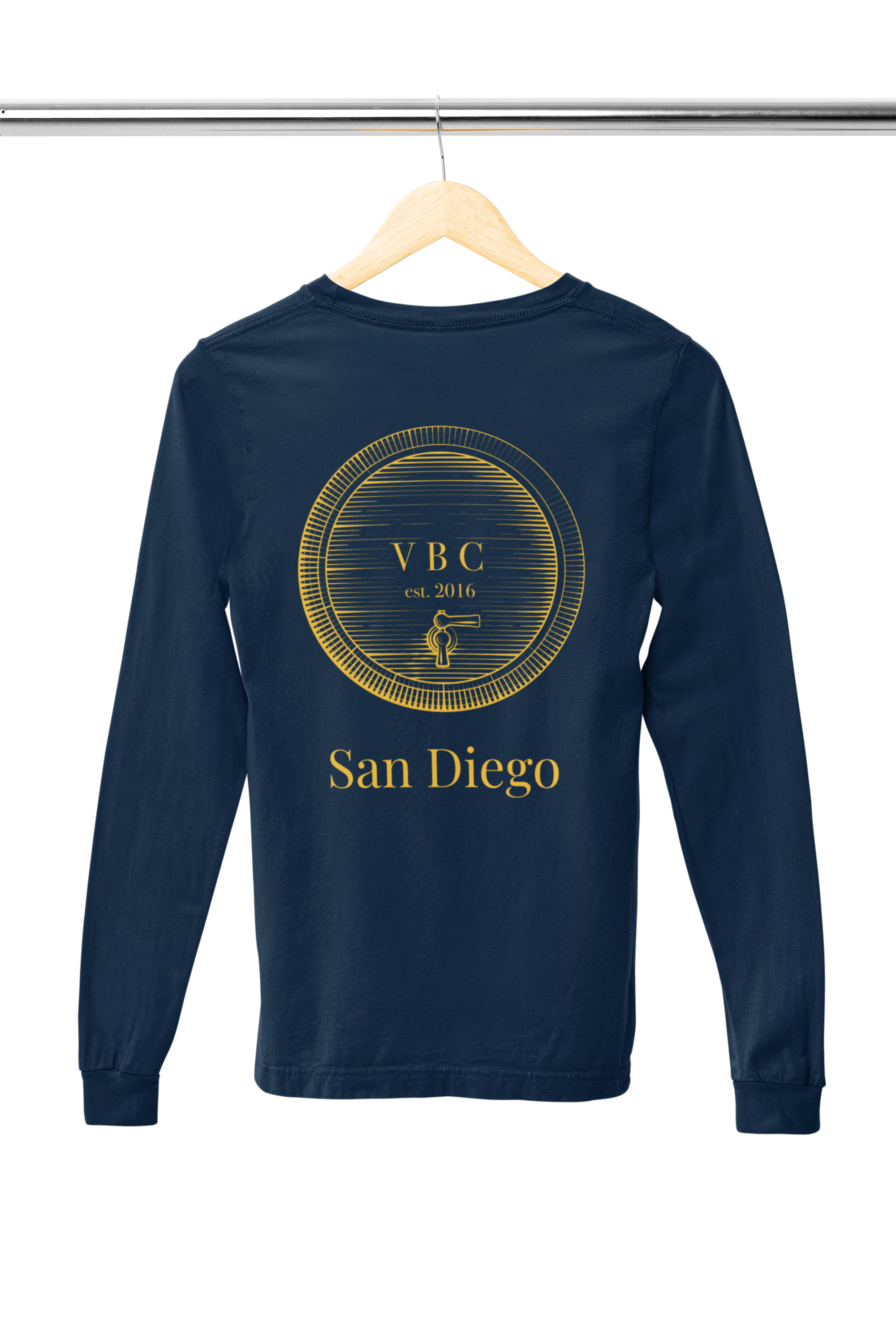 Veterans Beer Club Service Long Sleeve Tee- USN