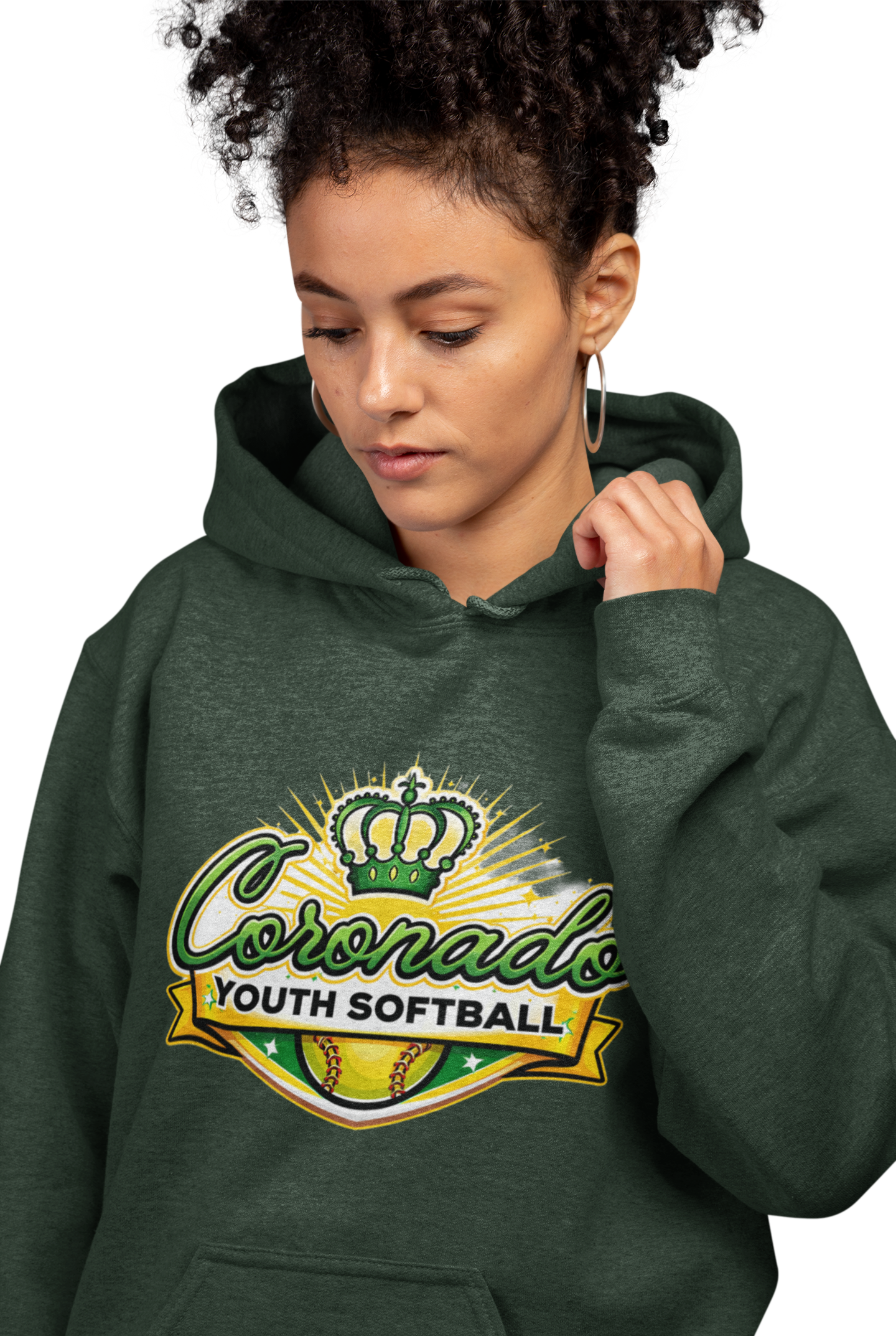 Coronado Softball Logo Hoodie