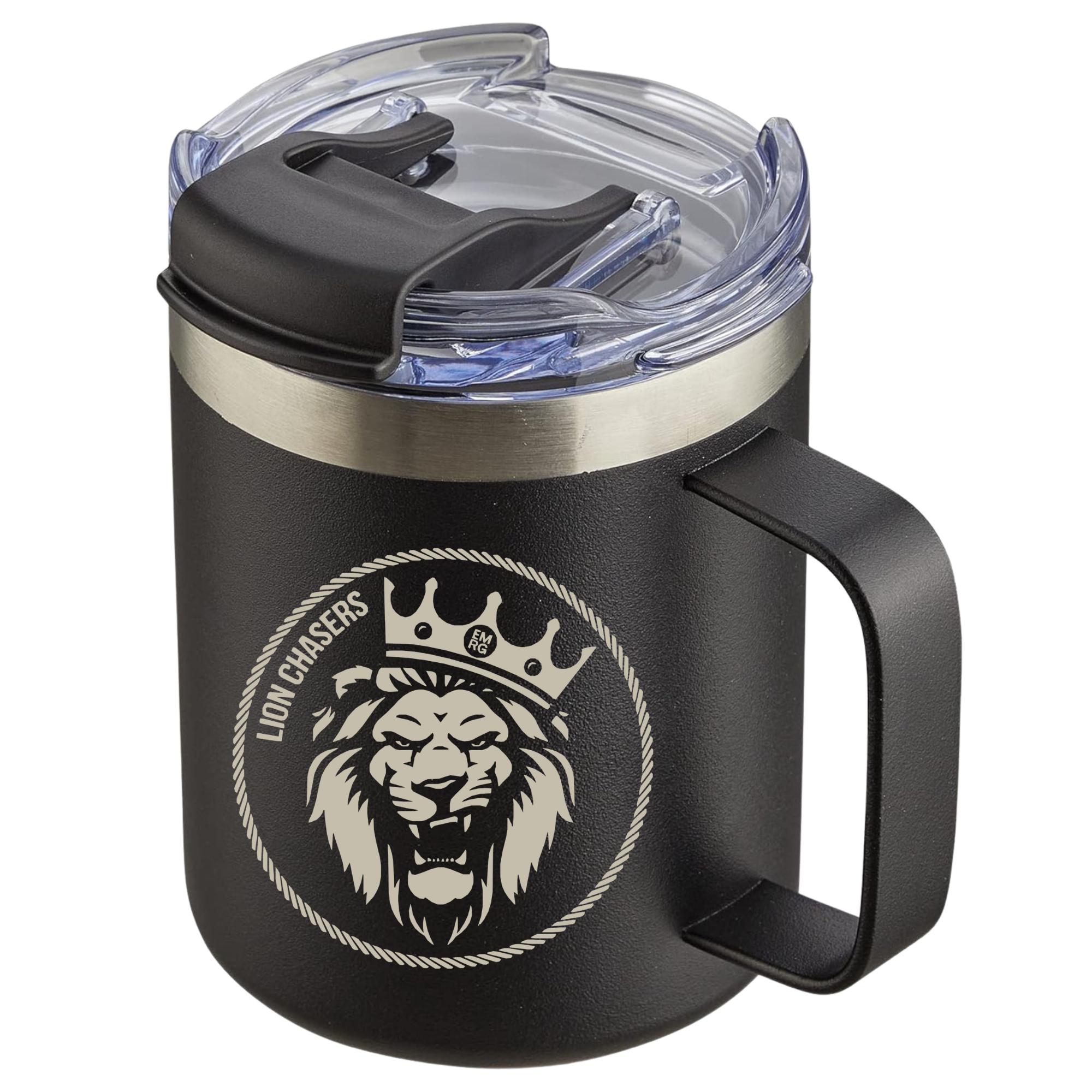 Lion Chasers Engraved Coffee Tumbler