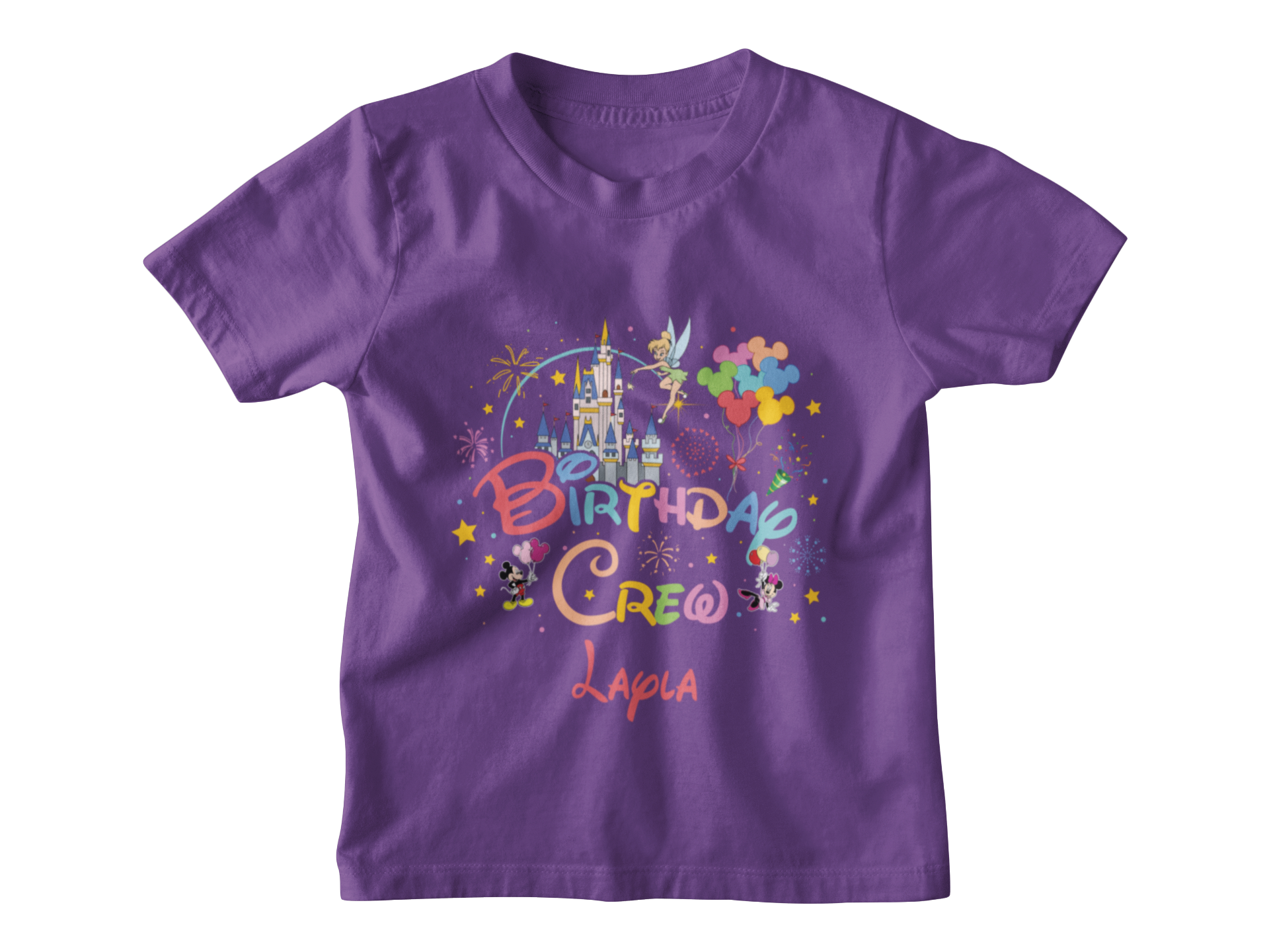 Layla's Birthday Crew Tee Shirt
