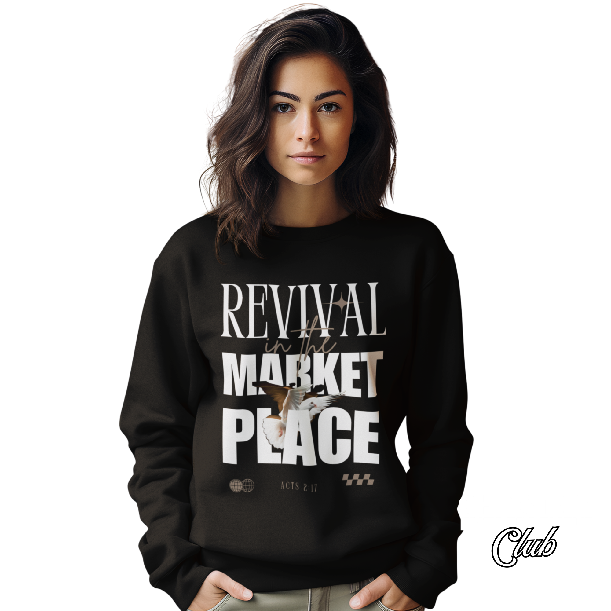 "Revival In The Marketplace" Crewneck Sweatshirt