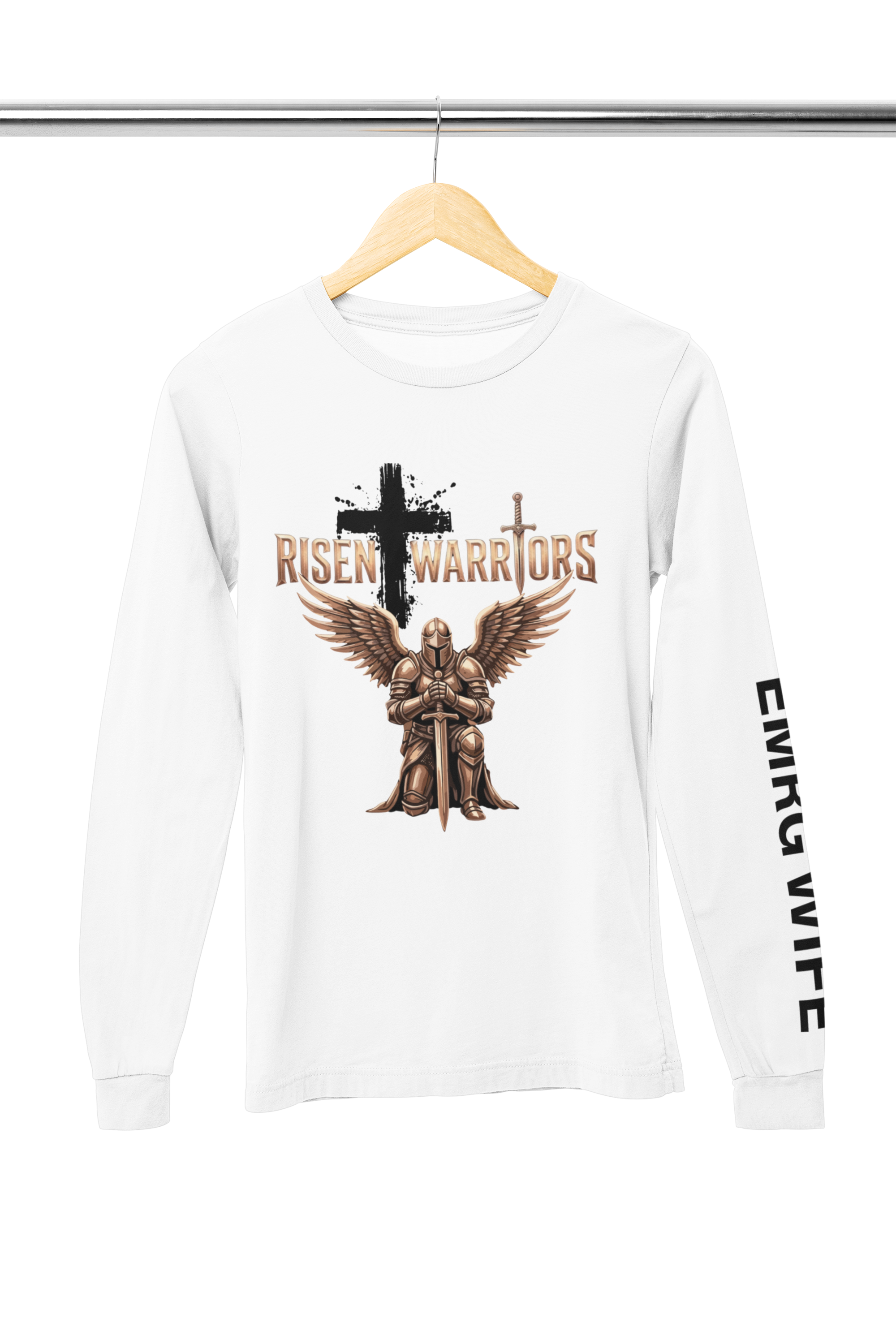 Risen Warriors WIFE Long Sleeve Tee Shirt