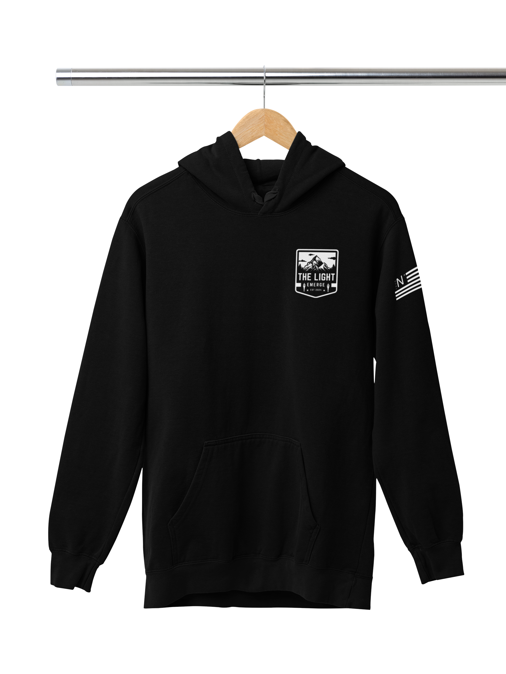 mockup-of-a-comfort-colors-pullover-hoodie-with-customizable-sleeves-placed-on-a-hanger-m52769.png