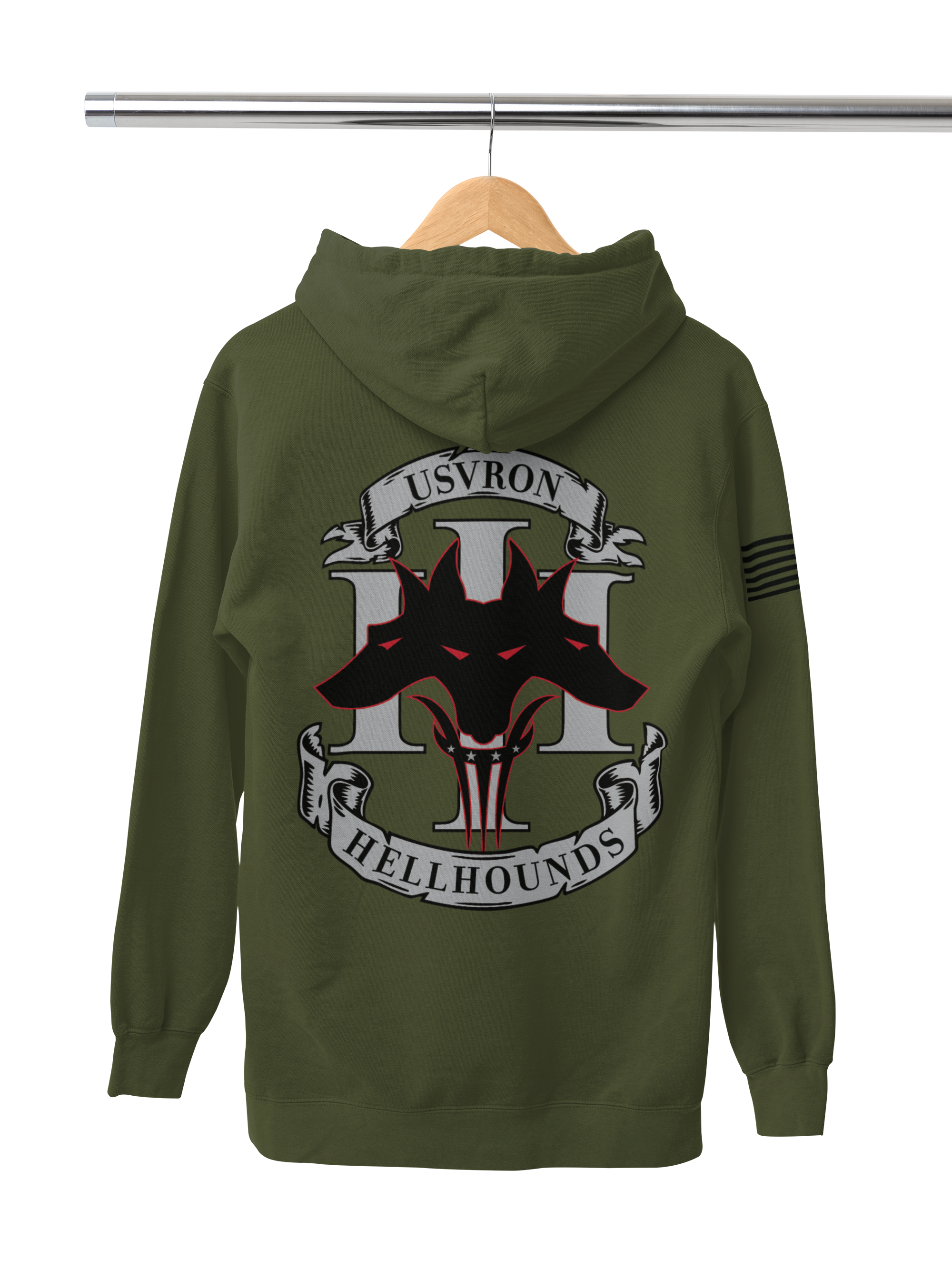 back-view-mockup-of-a-comfort-colors-hoodie-with-customizable-sleeves-on-a-hanger-m52771.png