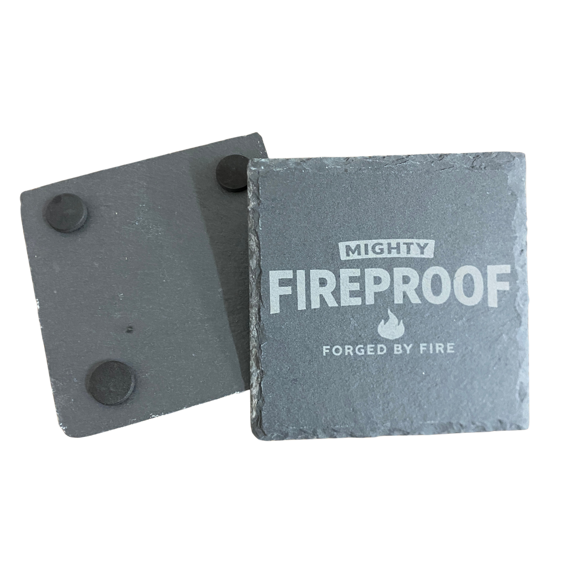 SPEND OVER $100 (on apparel/tumblers), Mighty Fireproof Stone Coaster Set FREE