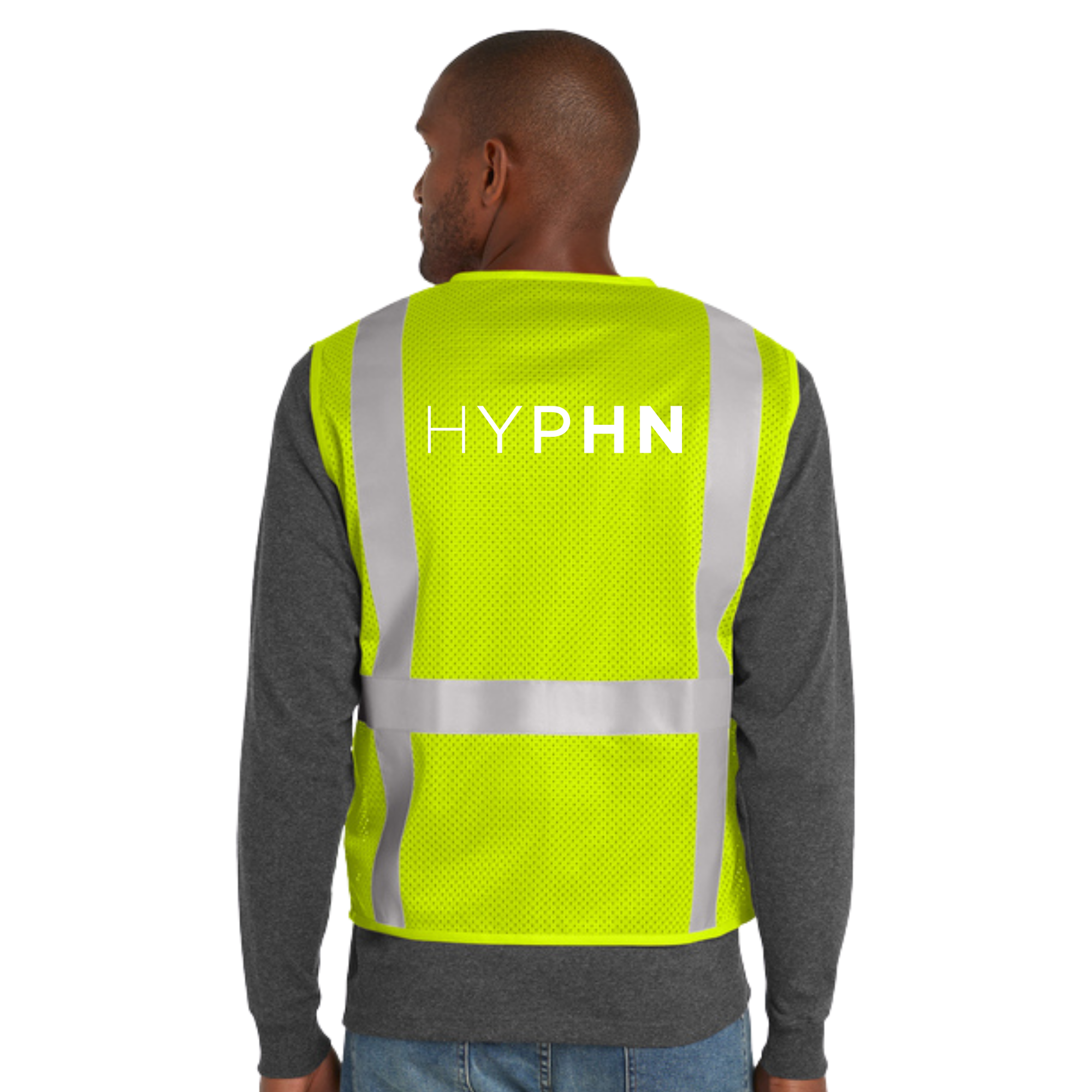 HYPHN ANSI 107 Class 2 Six-Pocket Safety Vest