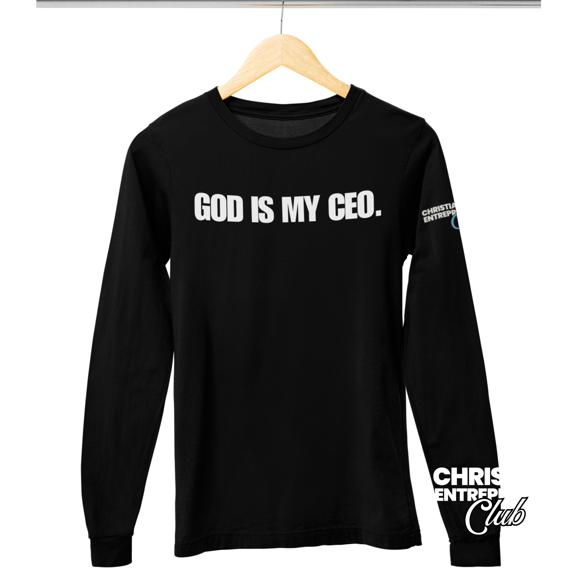 CEC "God Is My CEO" Long Sleeve Tee