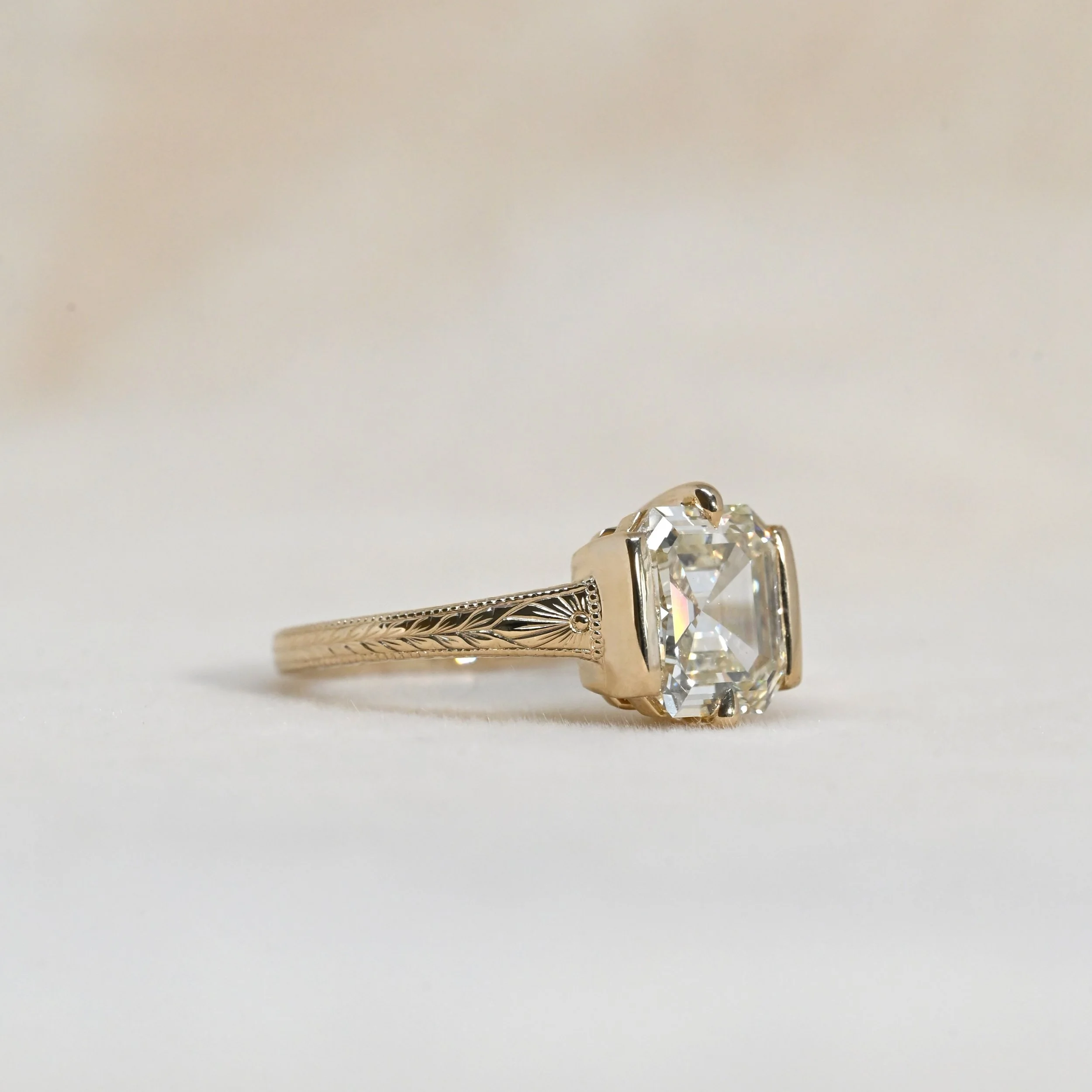 A selection of our favorite diamonds in our ready to ship - one of a kind engagement ring section. 

Each stone we source is selected for its individual distinctive beauty. Each ring we design is thoughtfully chosen for a singular incredible stone. E