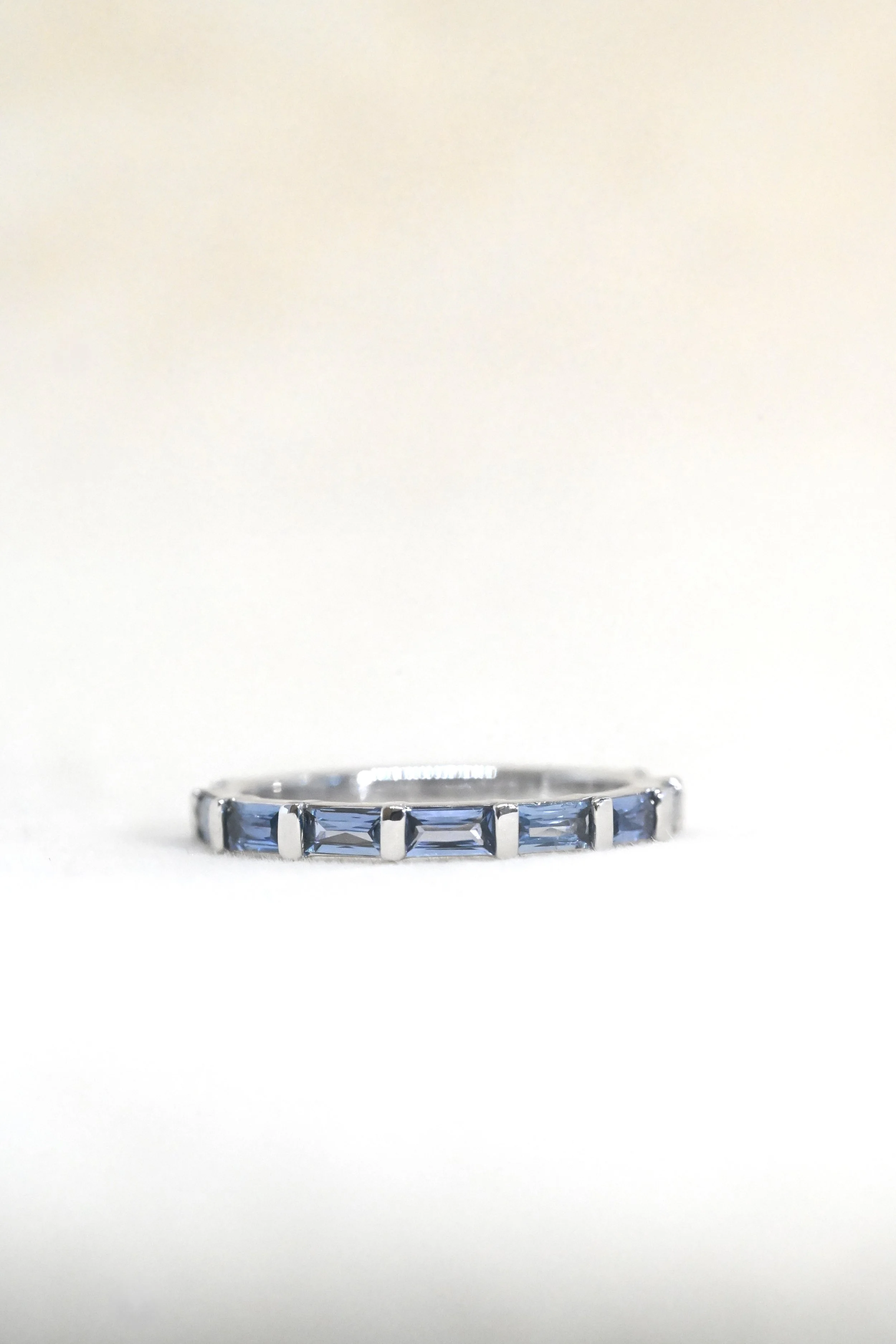 Bar Set baguette wedding band