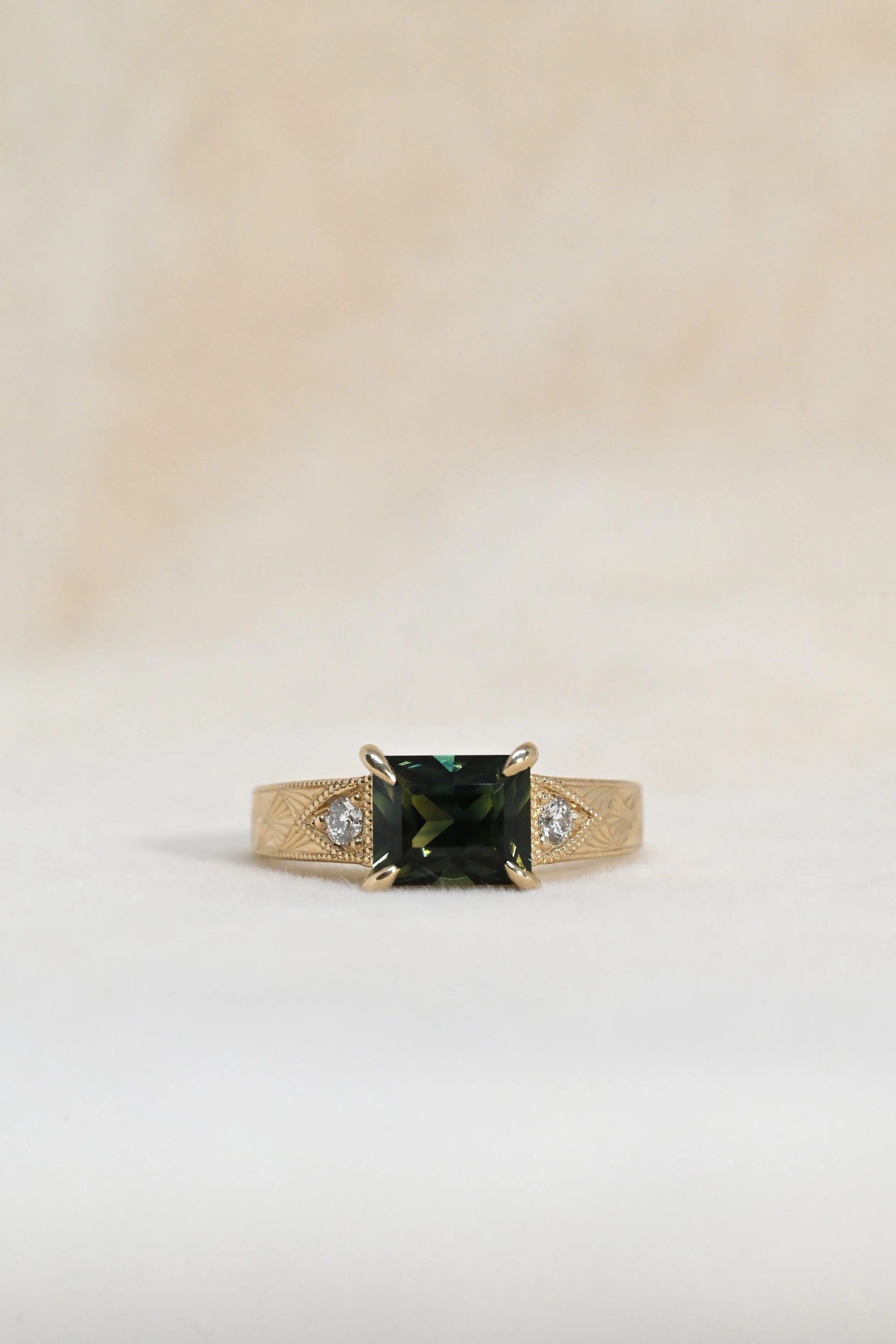 FRANCIS RING 2.39ct Australian Princess Cut Sapphire