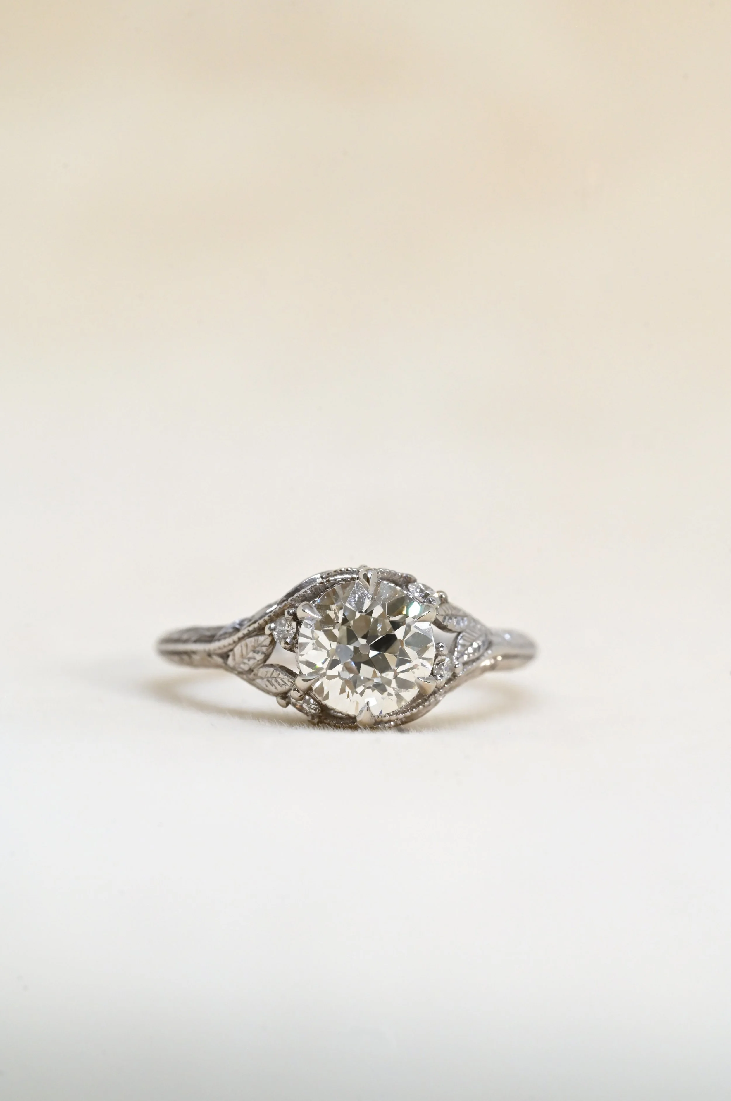 Ava Ring 1.38 ct Euro Cut