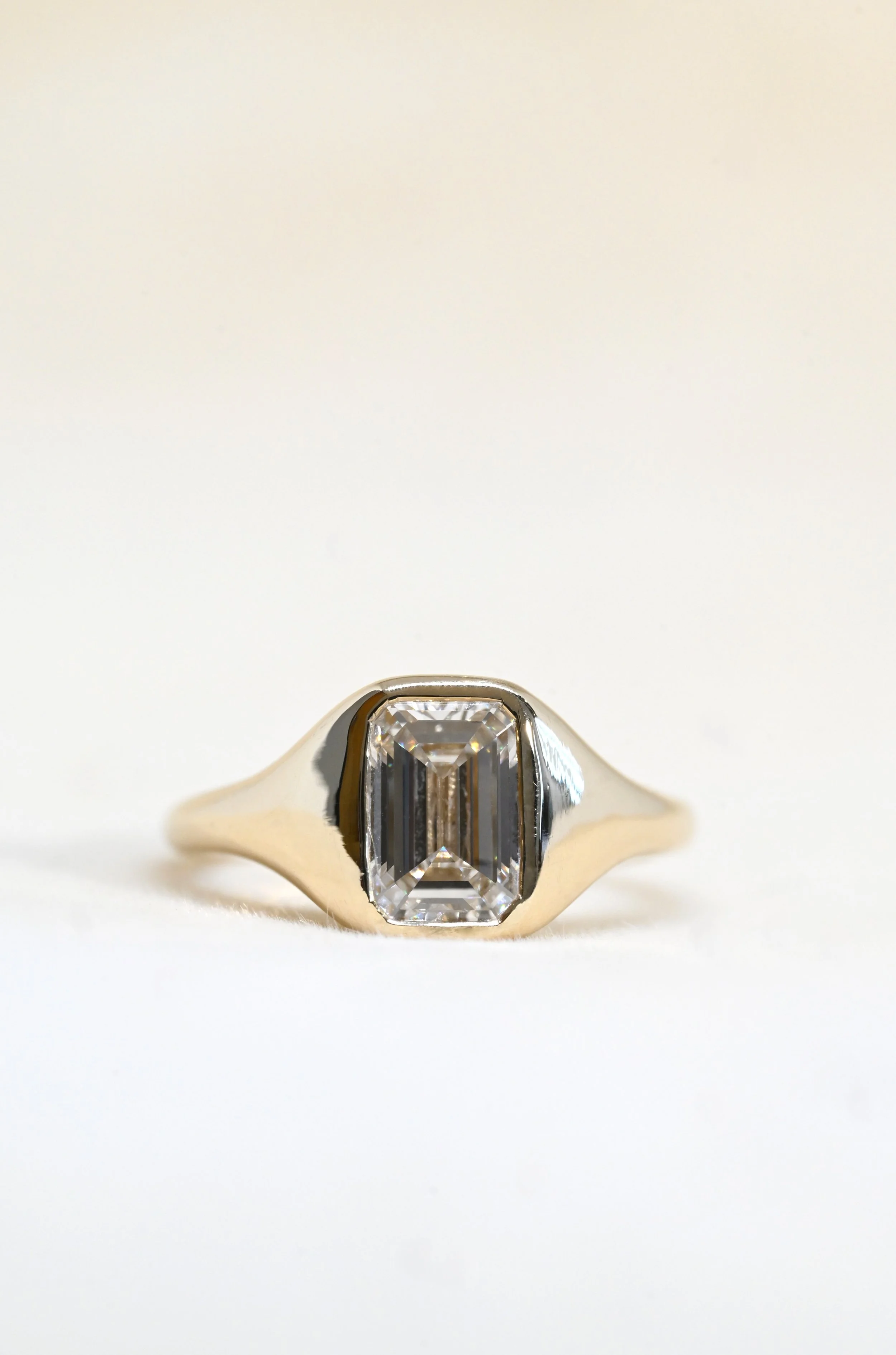 Sylvie Ring 1.96ct Emerald Cut Lab Grown Diamond