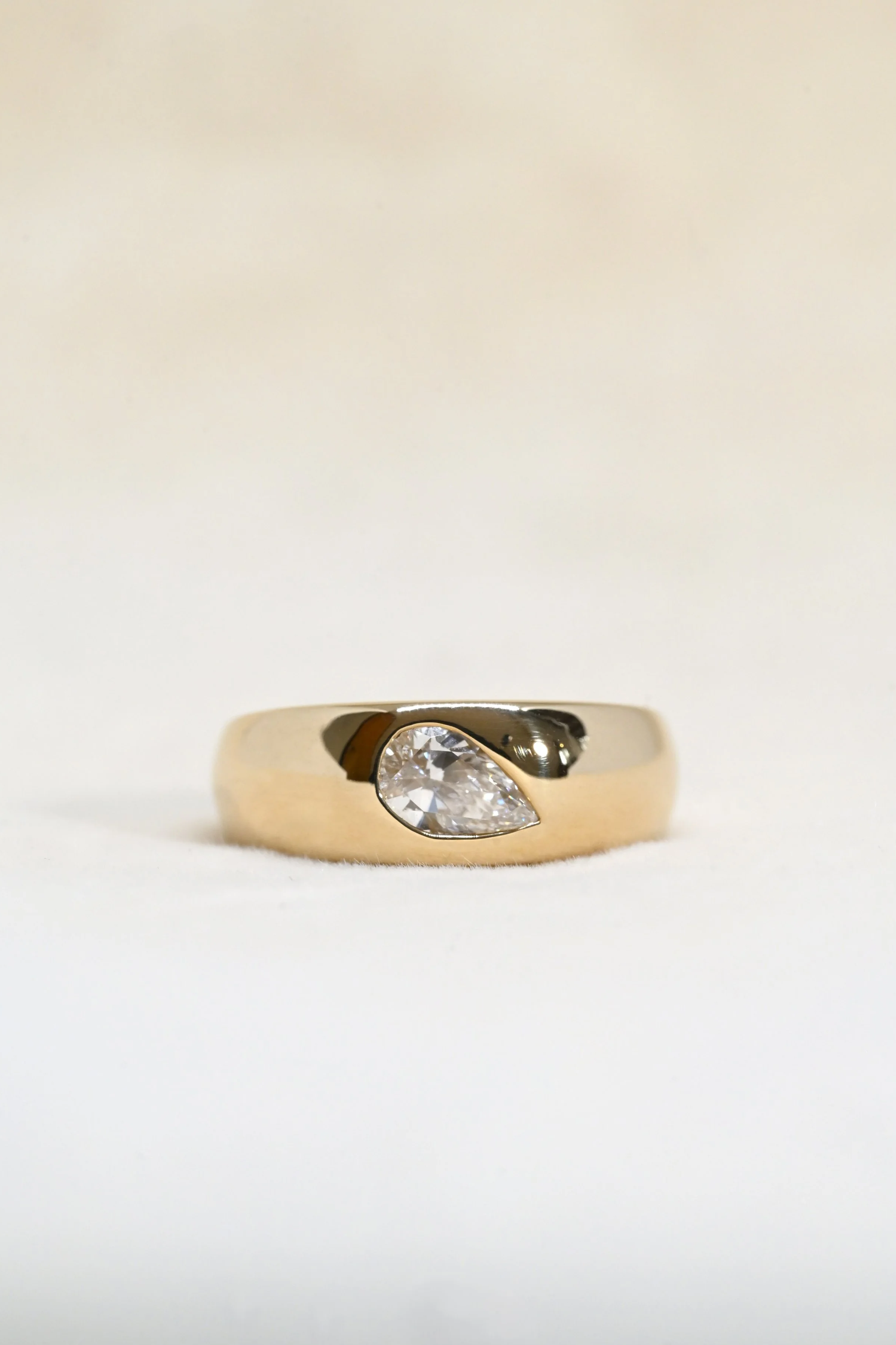 CHUNK BAND 0.70ct Pear Shaped Diamond