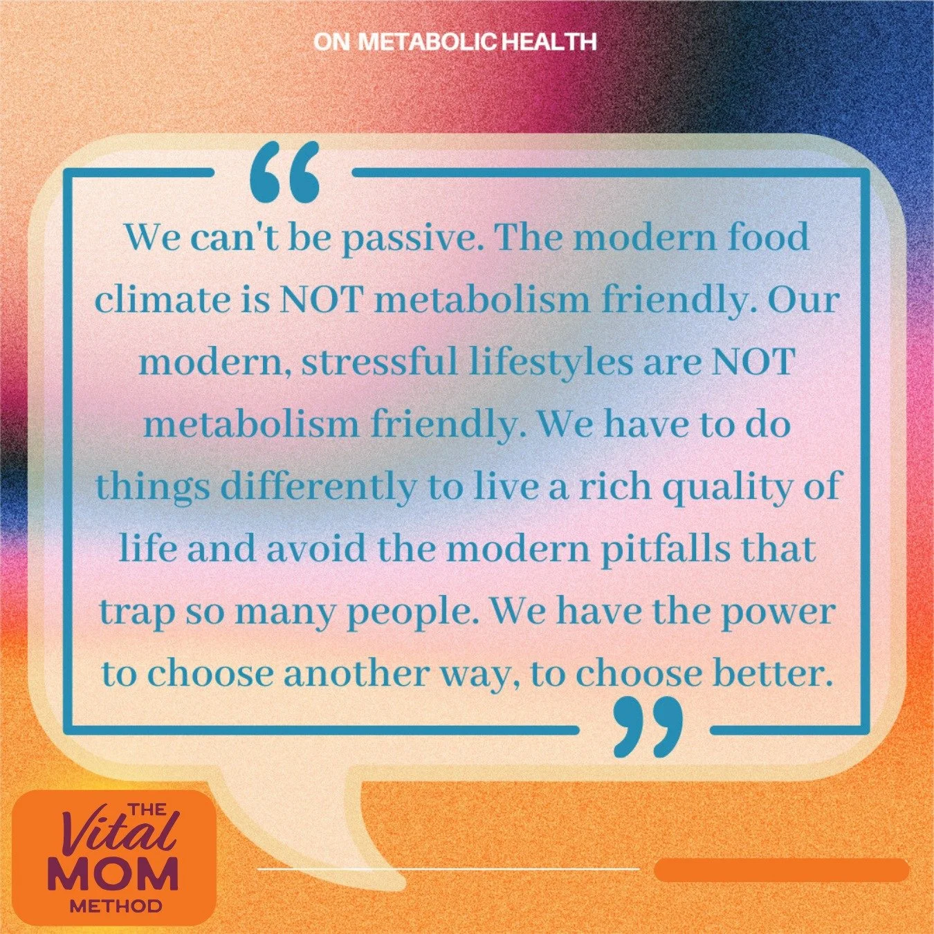 I&rsquo;ll be going more into metabolism in my next weekly email. Be sure to get on the list so you don&rsquo;t miss it! (Link in bio)