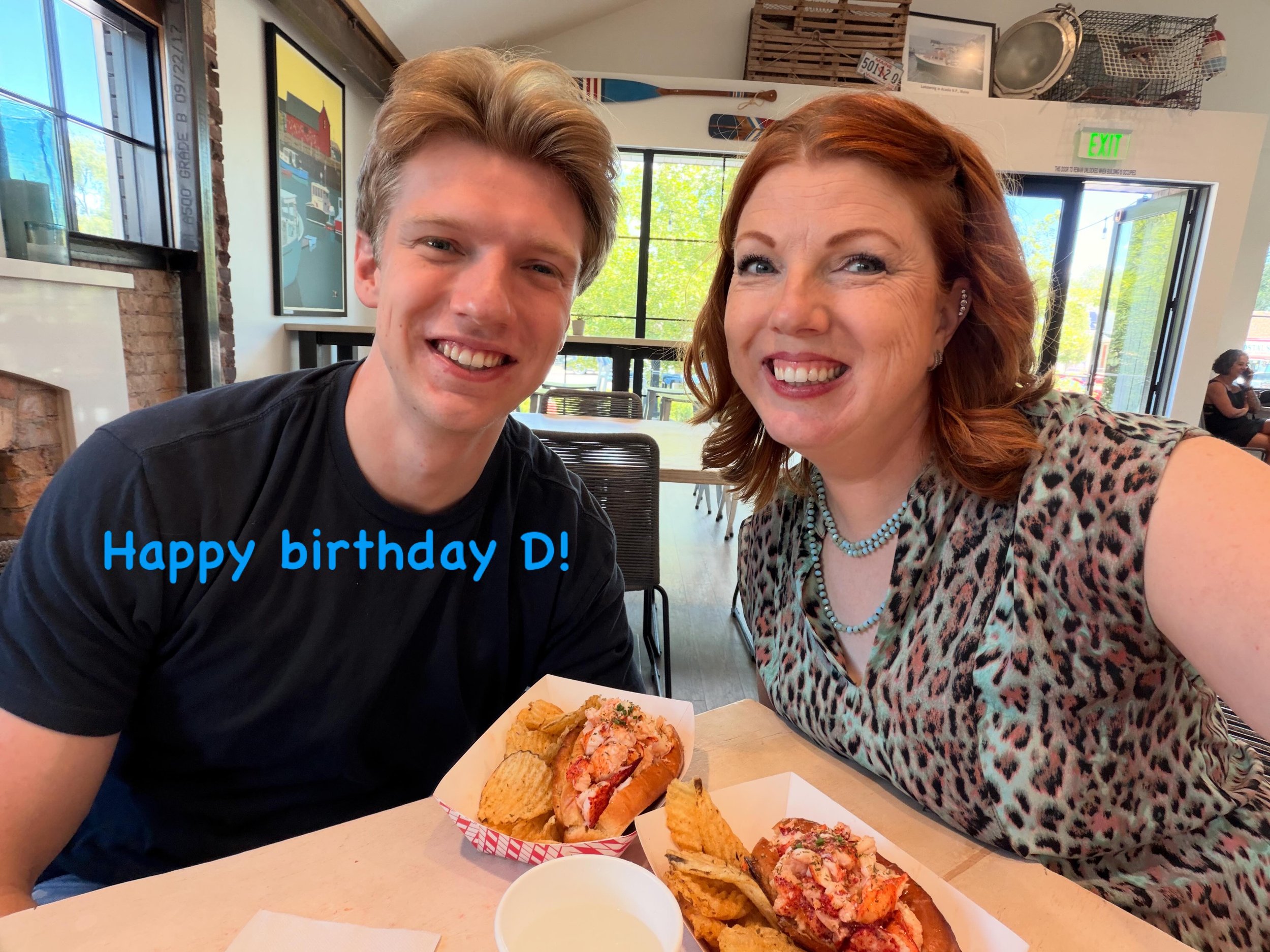 Birthday lunch with my boy.I Love splurging with you, you&rsquo;ve appreciated fine food since you were little! Happy 22, Damon! So proud of who you are and I love when you&rsquo;re around to laugh with. I really think I can take you in arm wrestling