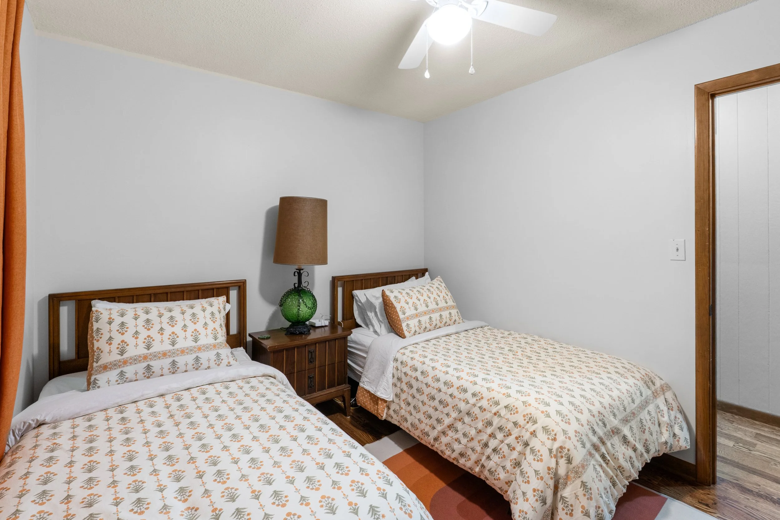 Bedroom Three, Two Twin Beds