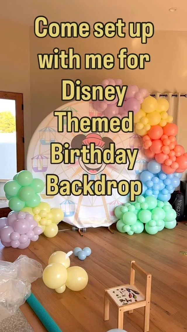 ✨ Setting up the sweetest Disney-themed birthday backdrop for the sweetest client🎈 Bringing a little extra magic to every celebration ✨
#WonderWallAZ #DisneyBirthdayAZ #BirthdayBackdropAZ #BalloonGarlandAZ #PartyDecorAZ #EventStylingAZ #GlendaleAZ