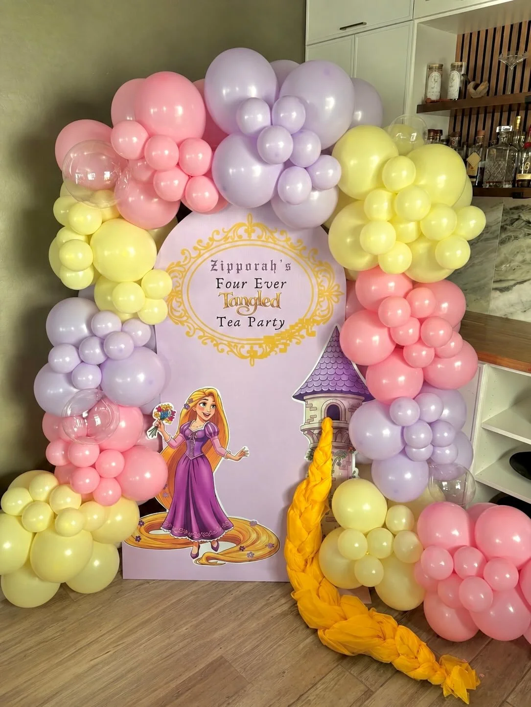Once upon a time, Zipporah&rsquo;s dream princess tea party came to life! ✨

From pastel balloon florals and a custom Rapunzel-inspired backdrop to tea party treats and magical photo moments, every detail was designed to make her special day feel str