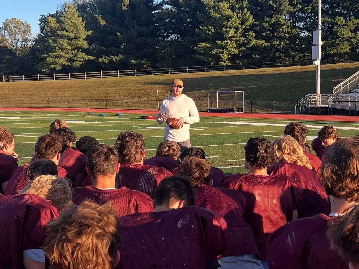 This week&rsquo;s Alumni Guest Speaker was 2019 Grad Cole Palis! Cole was our Quarterback and our captain on our 2018 Central League Champs team! He went on to play Division 1 baseball at the University of Penn! He once again proves multi-sport athle